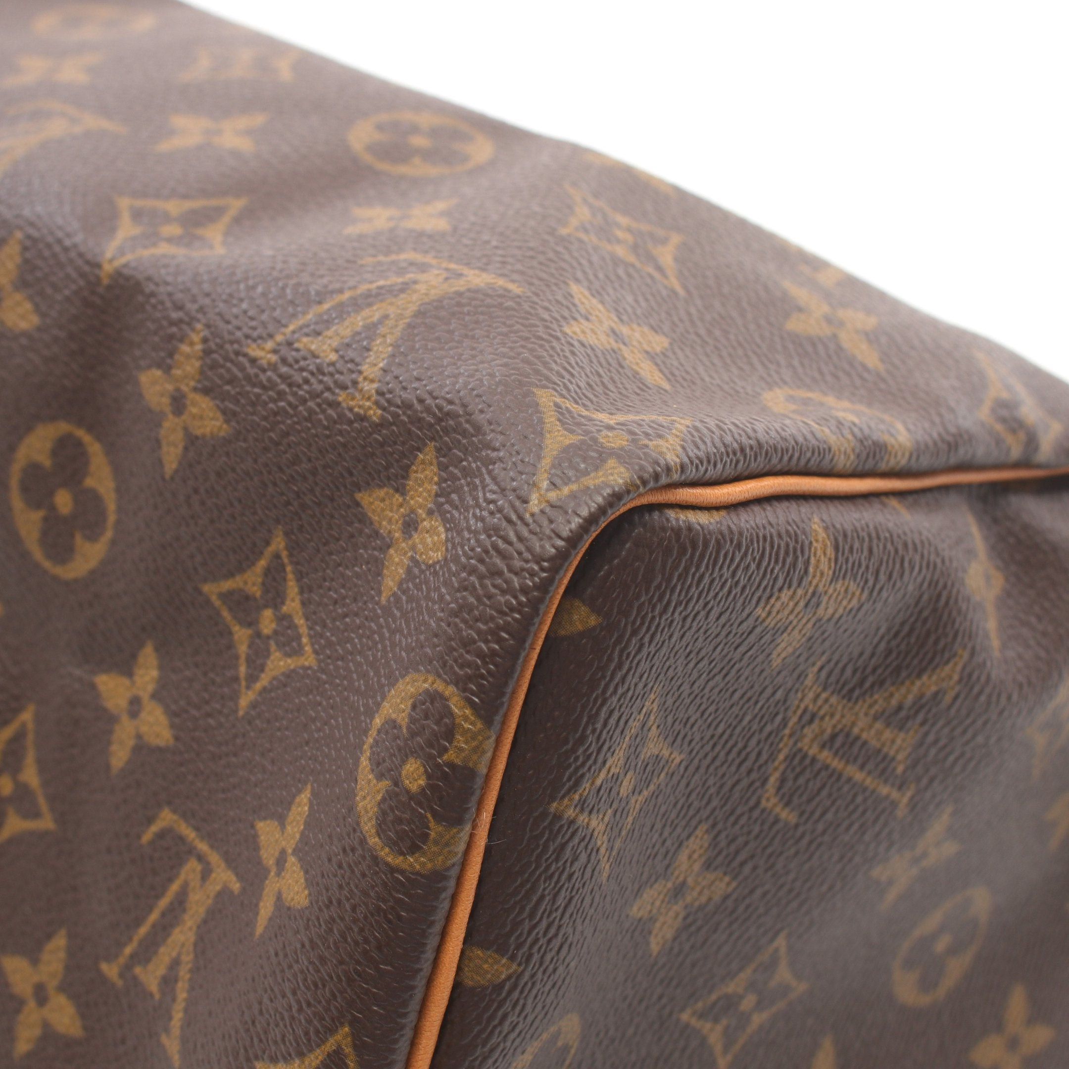 Louis Vuitton Louis Vuitton Speedy 25 Monogram Handbag Leather Brown Size ONE SIZE - 6 Thumbnail