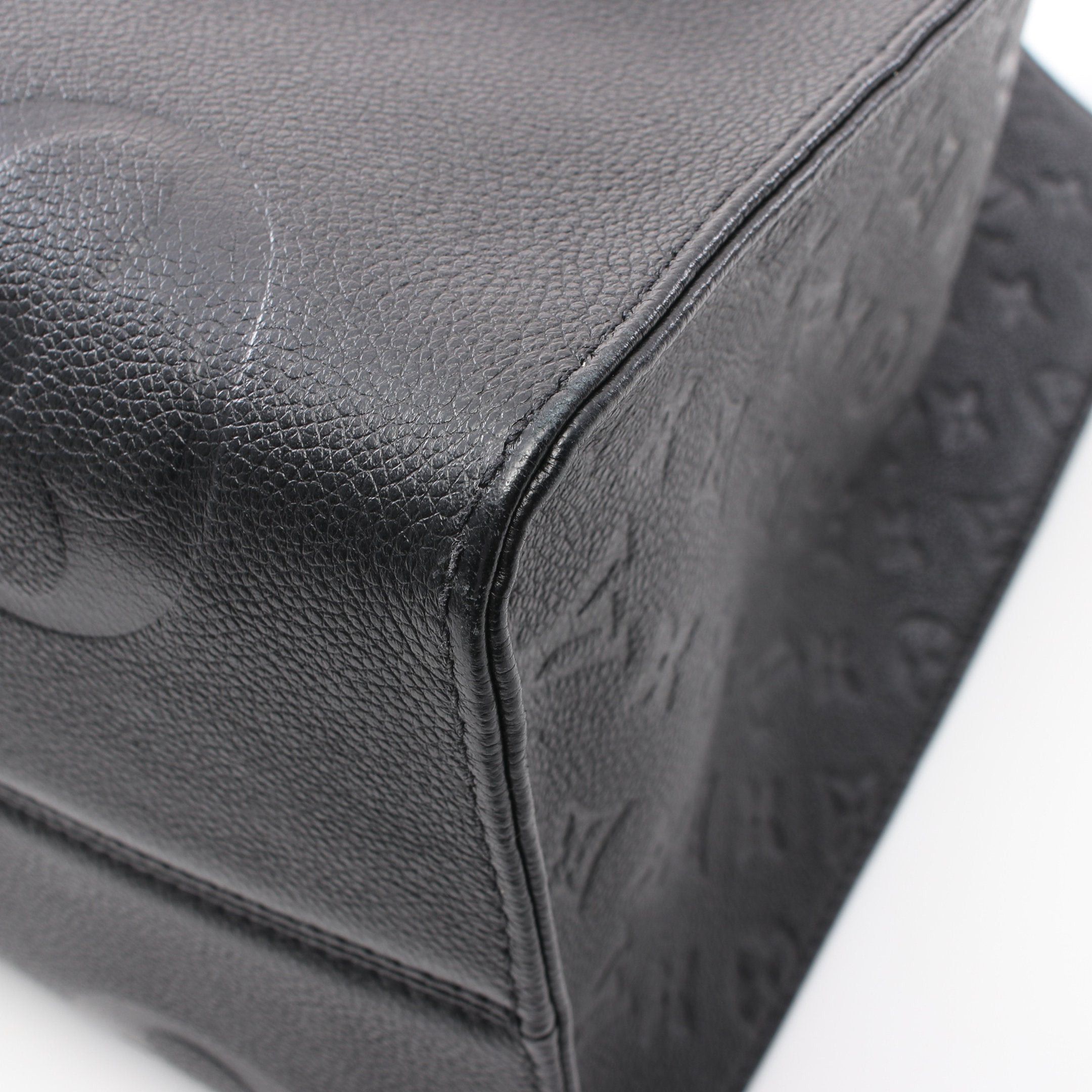 Louis Vuitton Louis Vuitton On-The-Go Gm Monogram Empreinte Noir Shoulder Bag Tote Leather Black Size ONE SIZE - 6 Thumbnail