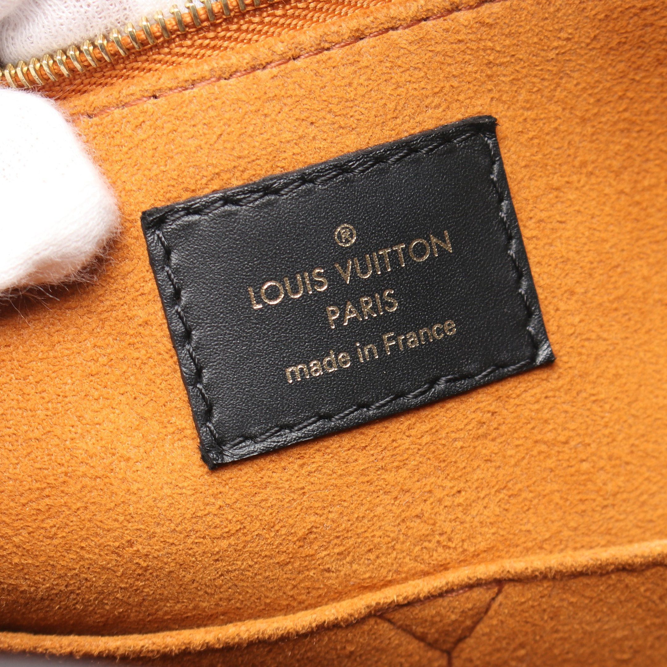 Louis Vuitton Louis Vuitton On-The-Go Gm Monogram Empreinte Noir Shoulder Bag Tote Leather Black Size ONE SIZE - 4 Thumbnail