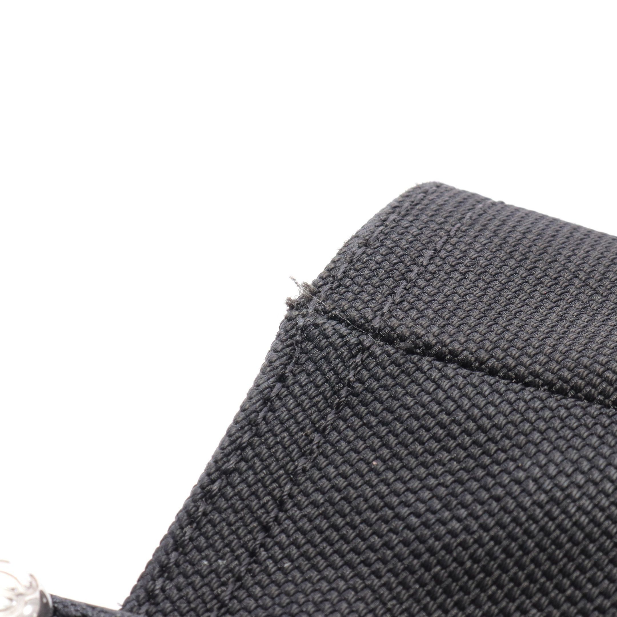 Chanel Chanel Paris Biarritz Pm Handbag Tote Bag Coated Canvas Leather Black Silver Hardware Size ONE SIZE - 6 Thumbnail