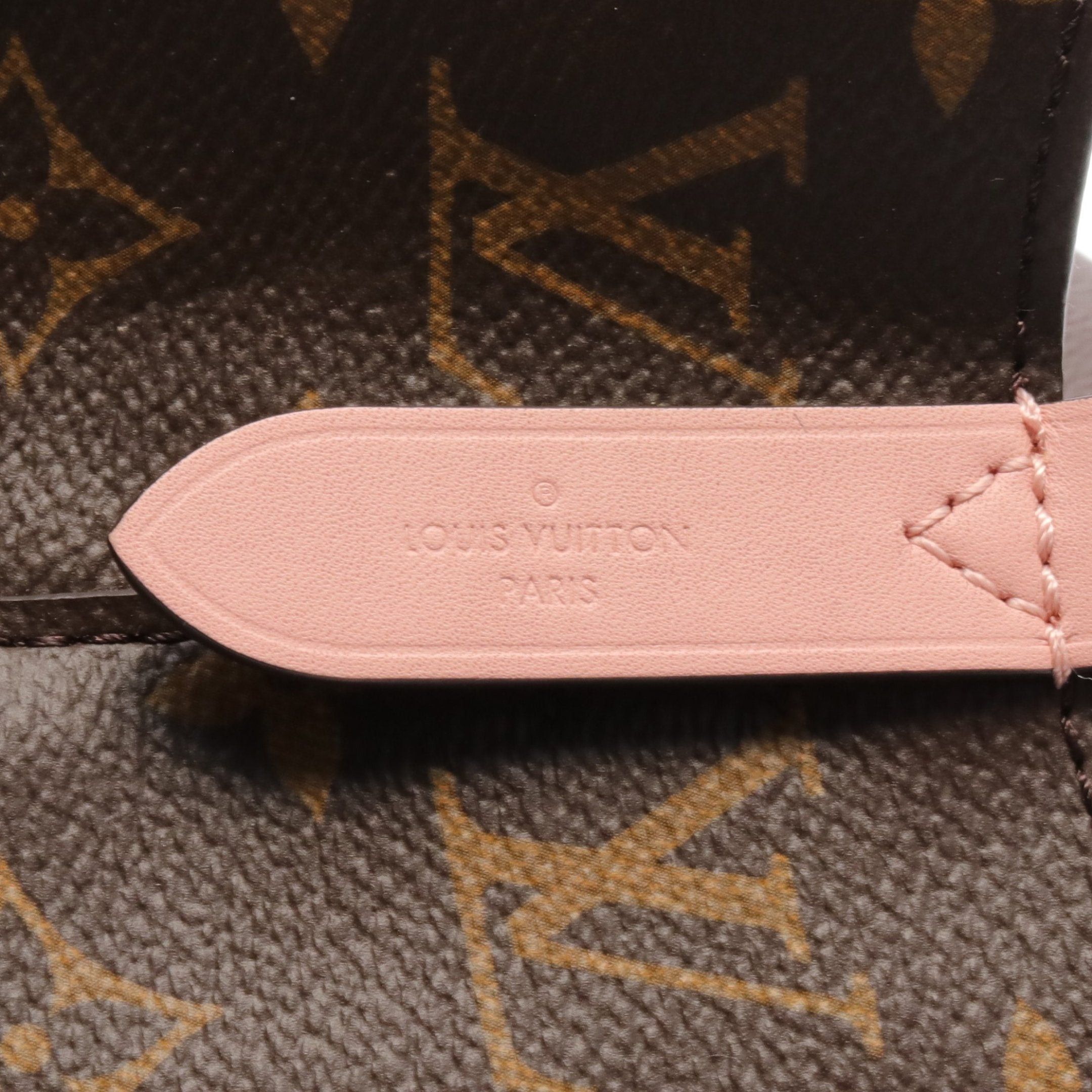 Louis Vuitton Louis Vuitton Neo Noe Monogram Rose Poodle Shoulder Bag Leather Brown Light Pink Size ONE SIZE - 4 Thumbnail