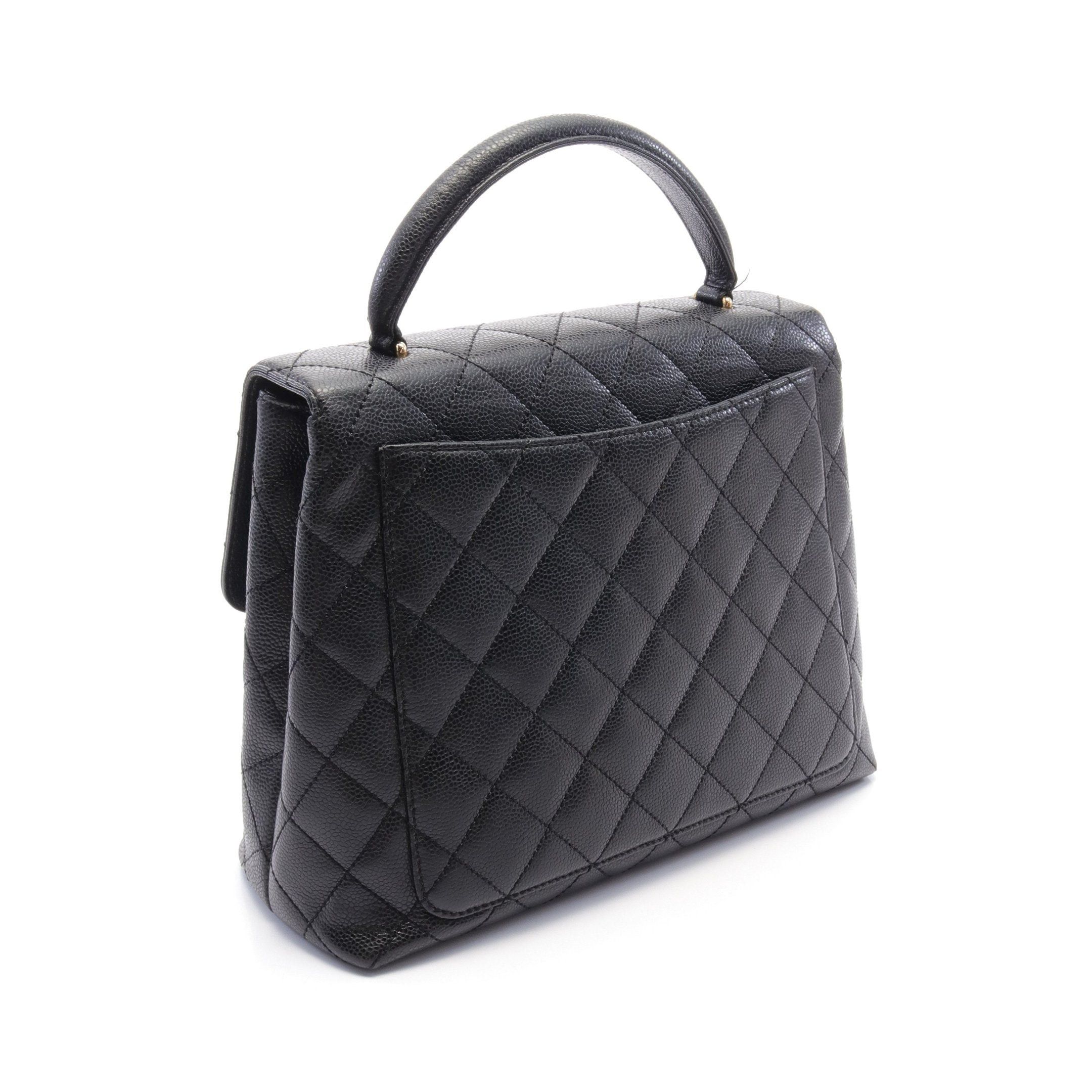 Chanel Chanel Matelasse Handbag Caviar Skin Black Gold Hardware Size ONE SIZE - 2 Thumbnail