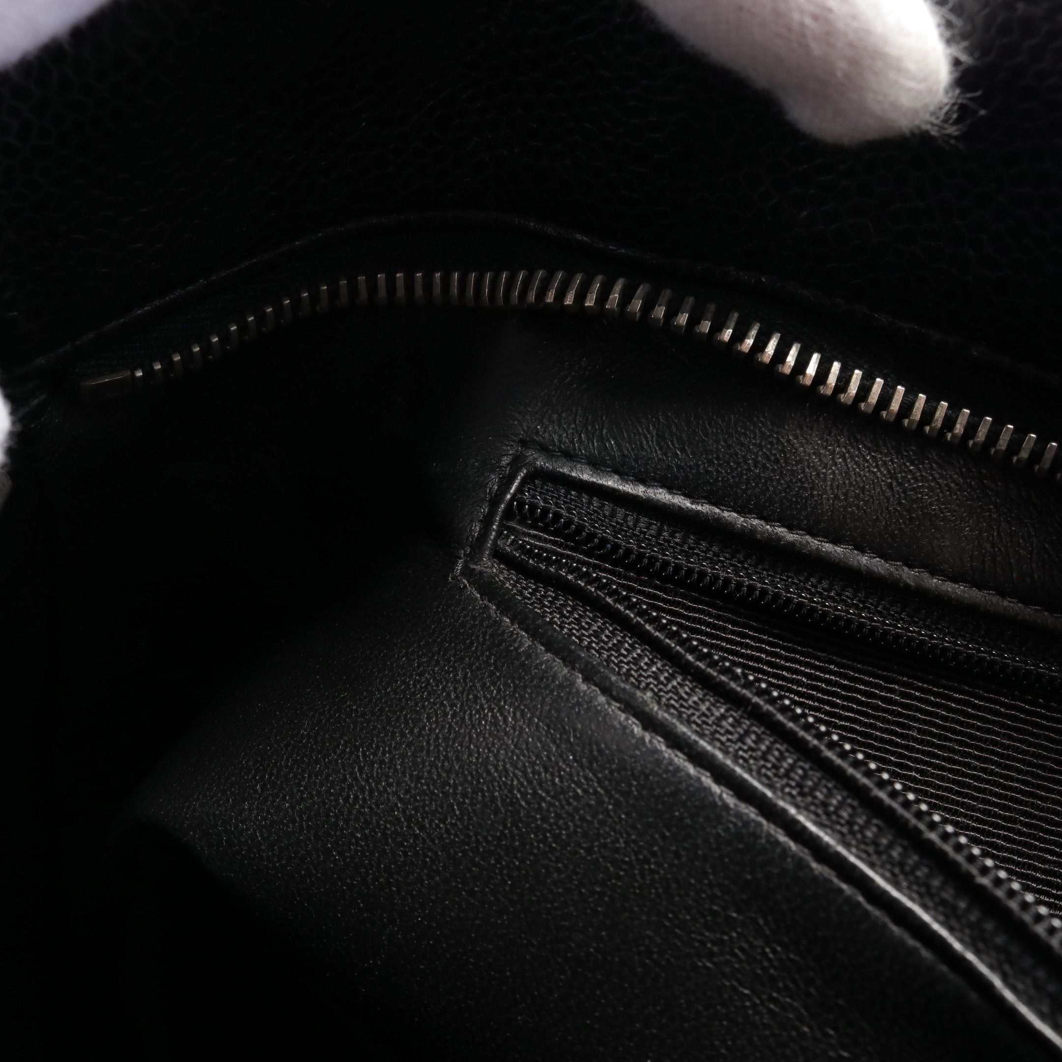Chanel Chanel Reissue Tote Handbag Bag Caviar Skin Black Matte Silver Hardware Size ONE SIZE - 6 Thumbnail