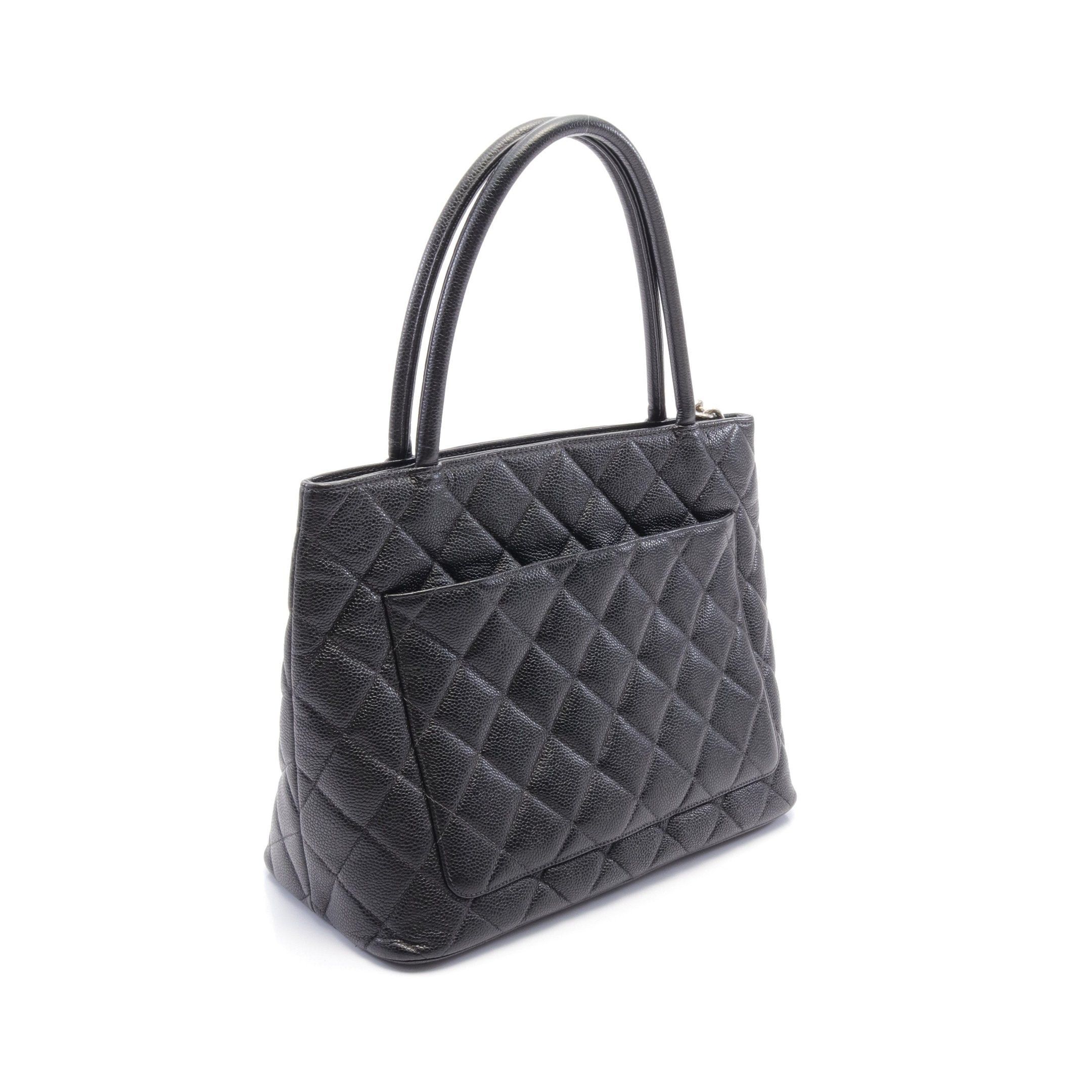 Chanel Chanel Reissue Tote Handbag Bag Caviar Skin Black Matte Silver Hardware Size ONE SIZE - 2 Thumbnail