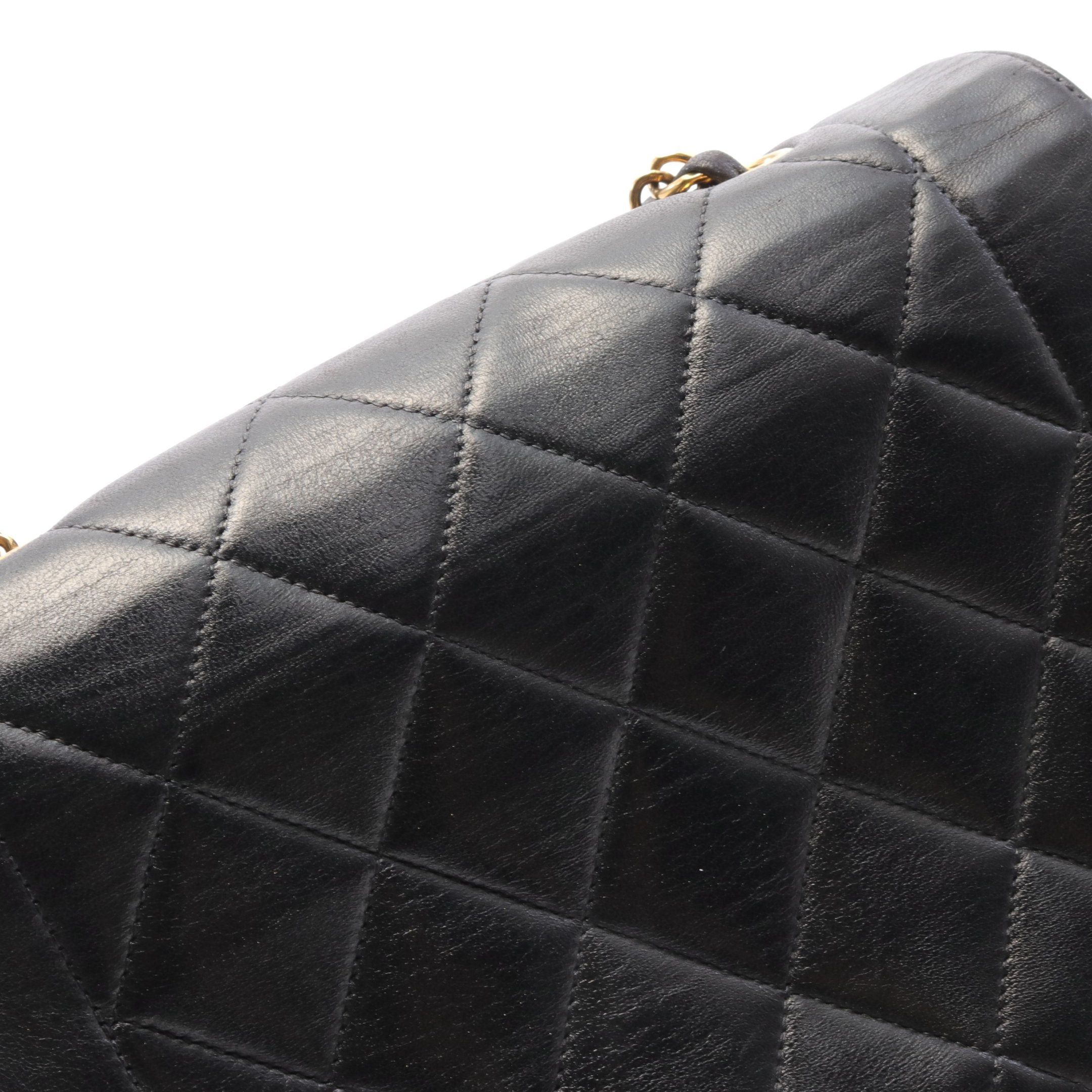 Chanel Chanel Matelasse Diana Flap Chain Shoulder Bag Lambskin Black Gold Hardware Size ONE SIZE - 6 Thumbnail