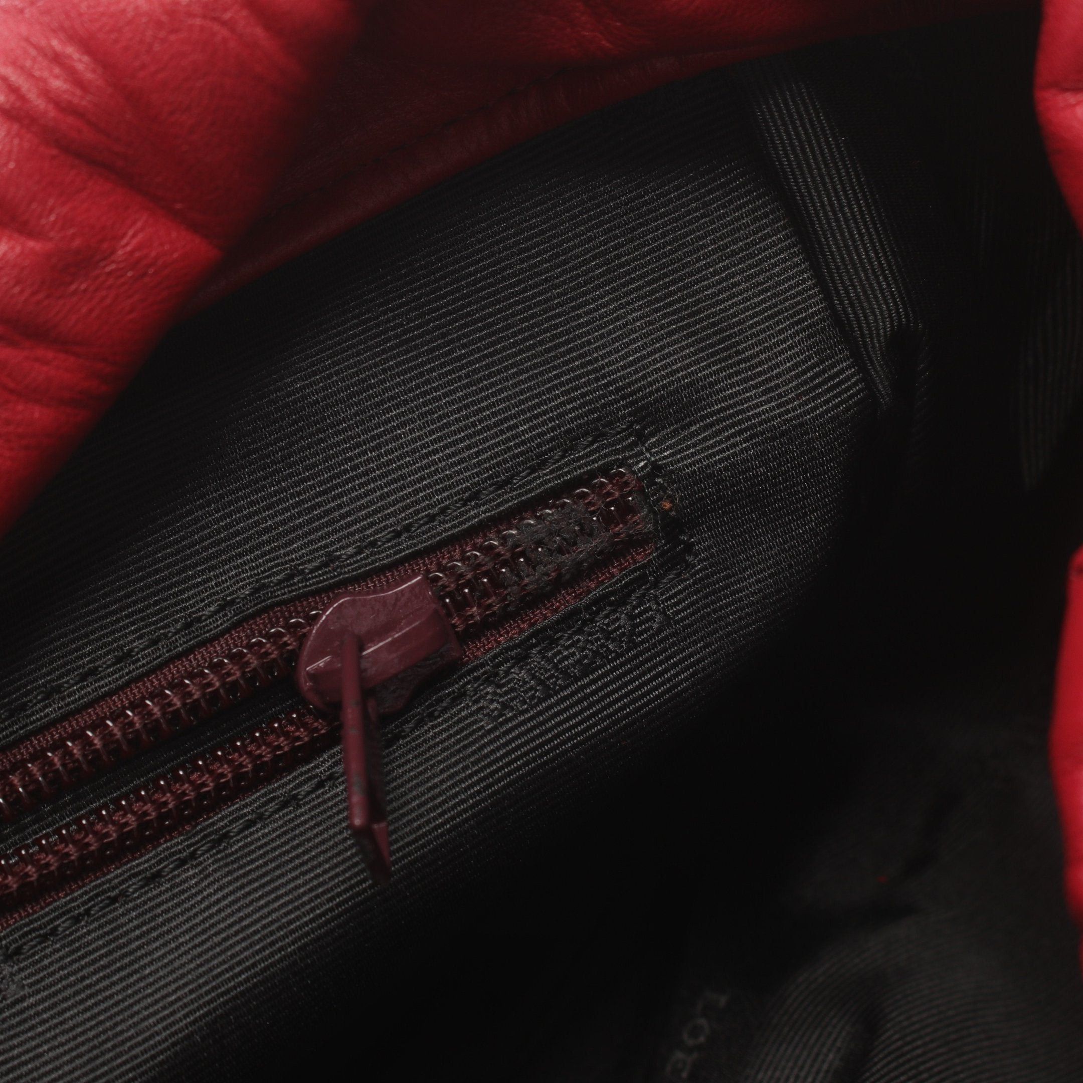 Loewe Loewe Anagram Shoulder Bag Leather Red Size ONE SIZE - 5 Thumbnail