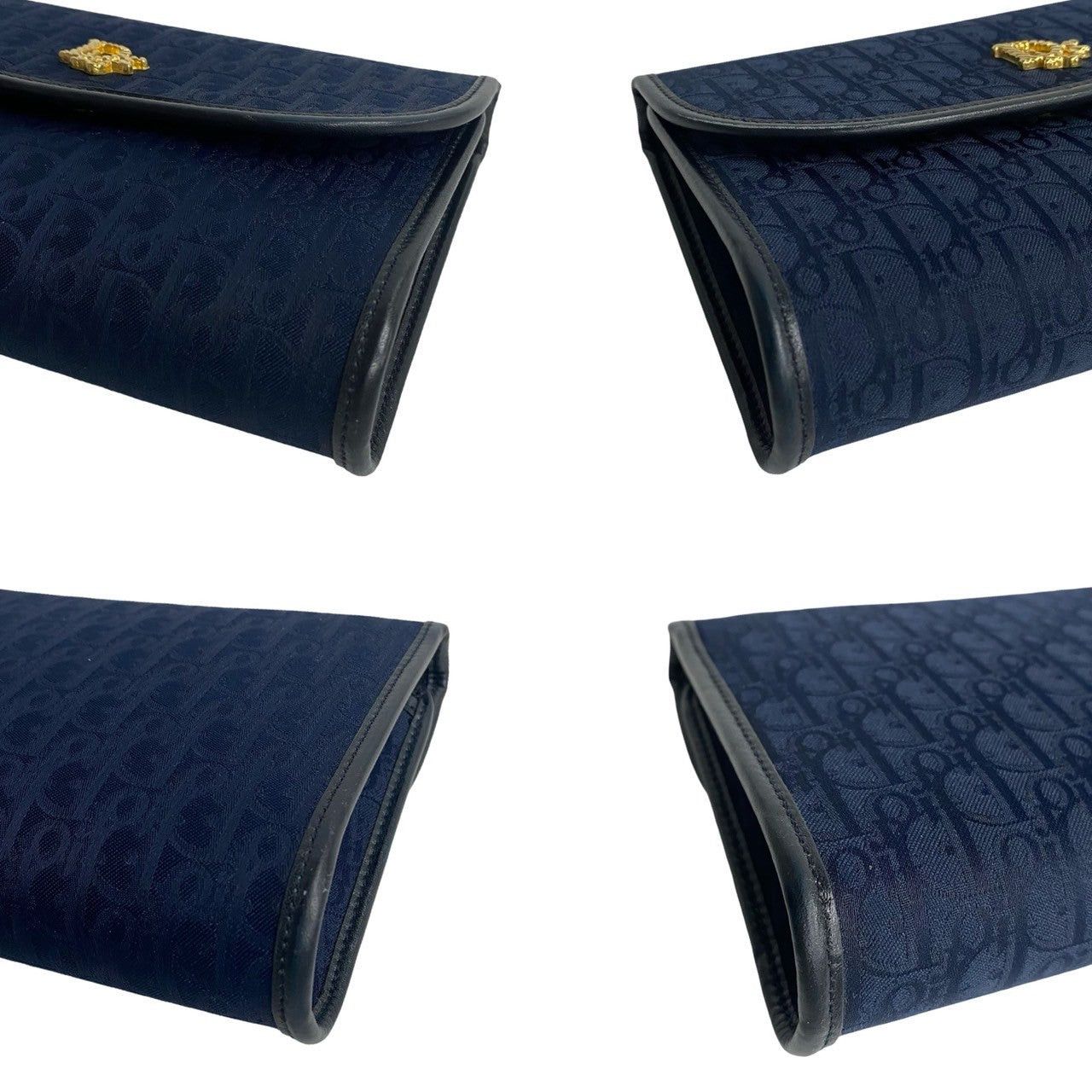 Dior Dior Shoulder Bag Navy Leather Size ONE SIZE - 7 Thumbnail