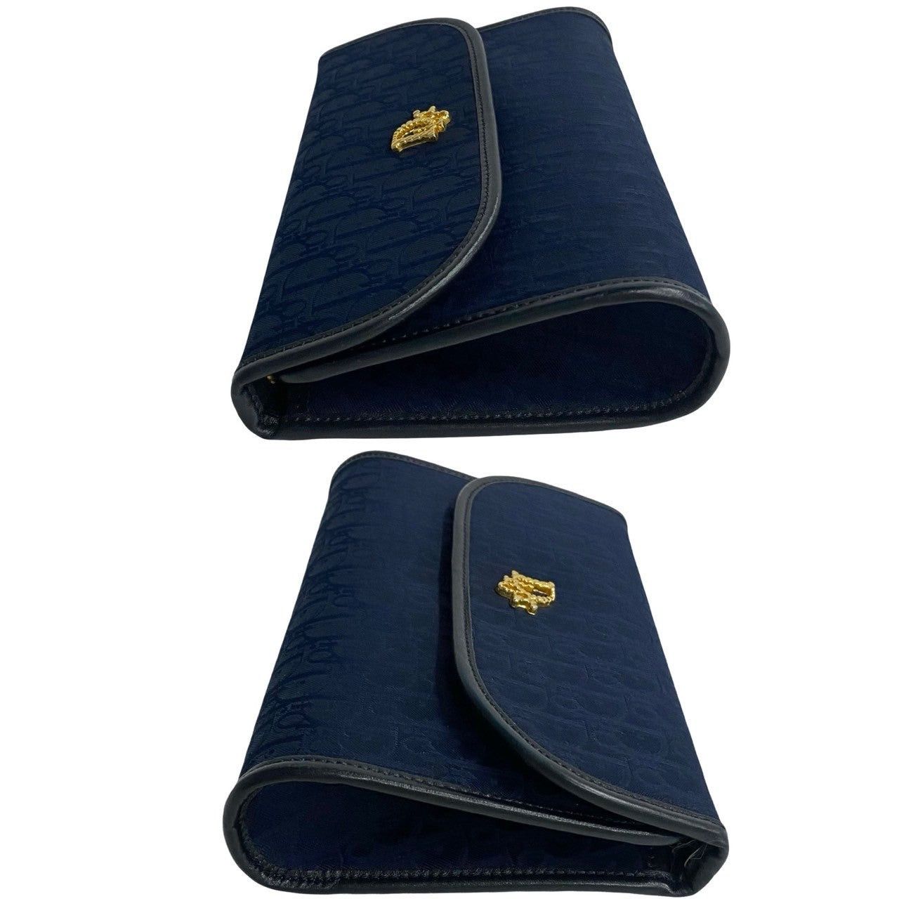Dior Dior Shoulder Bag Navy Leather Size ONE SIZE - 5 Thumbnail