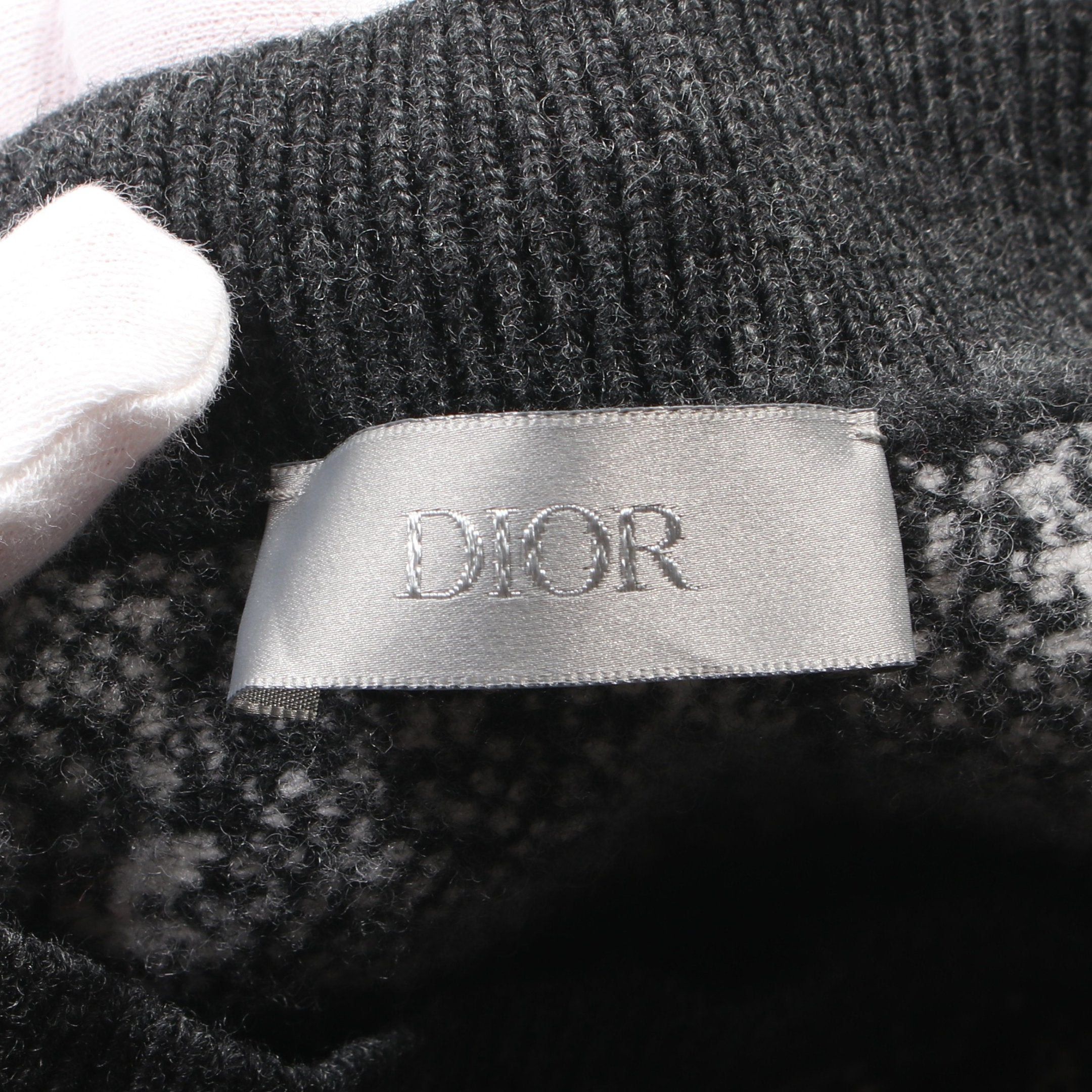 Dior Dior Atelier Sweater Knit Wool Dark Gray 20Aw Size ONE SIZE - 3 Thumbnail