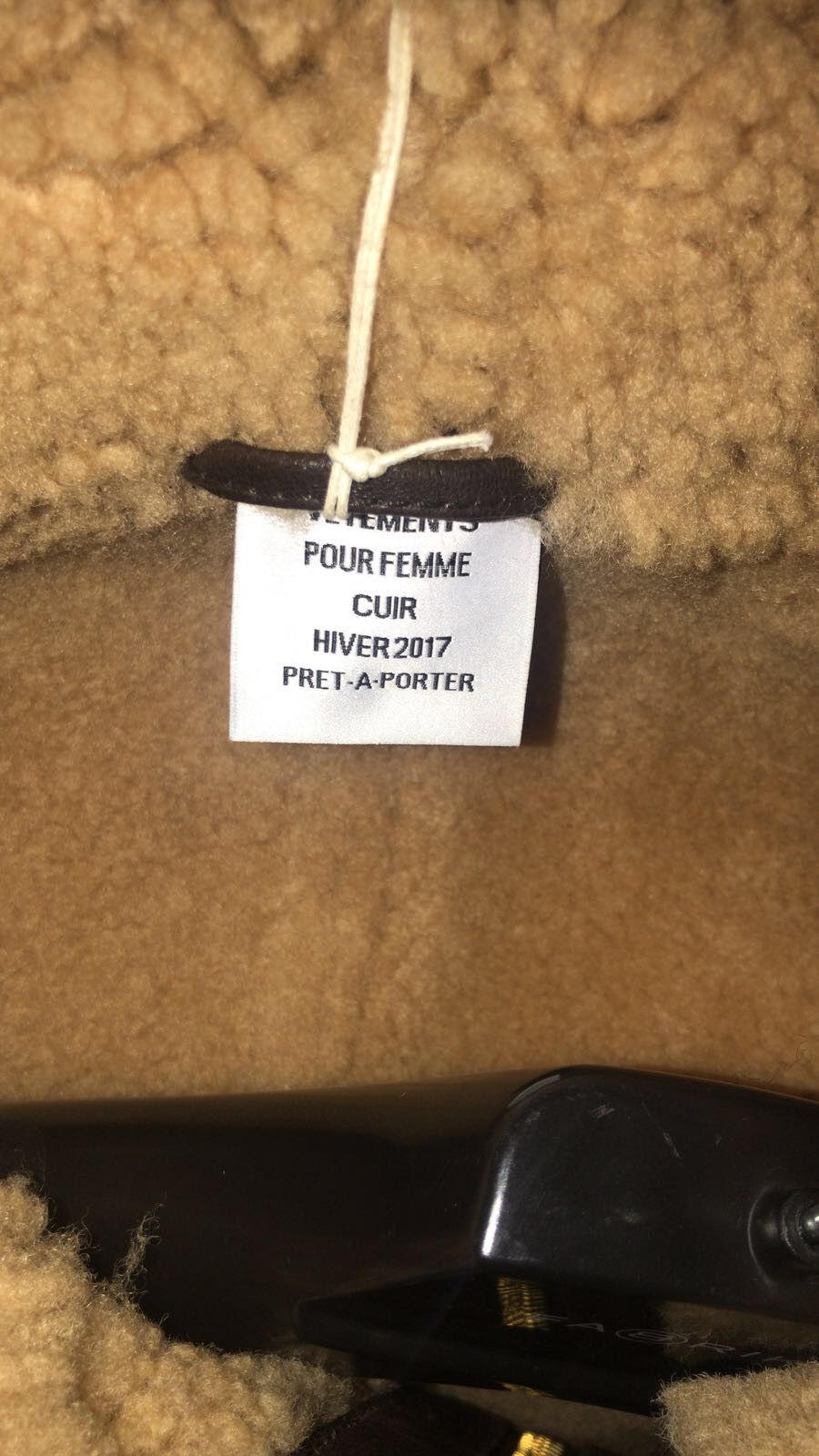 Vetements Ete 2017 Brown Shearling Pilot Jacket Size US L / EU 52-54 / 3 - 2 Thumbnail