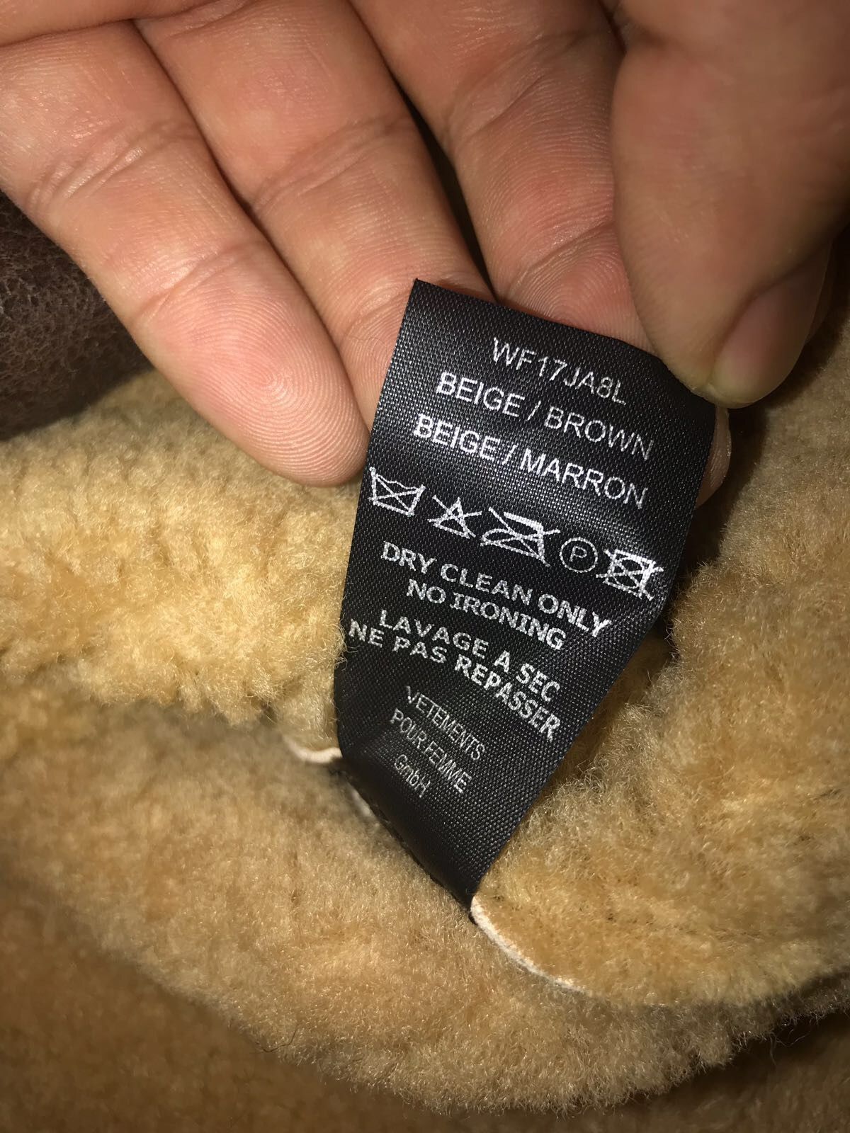 Vetements Ete 2017 Brown Shearling Pilot Jacket Size US L / EU 52-54 / 3 - 8 Thumbnail