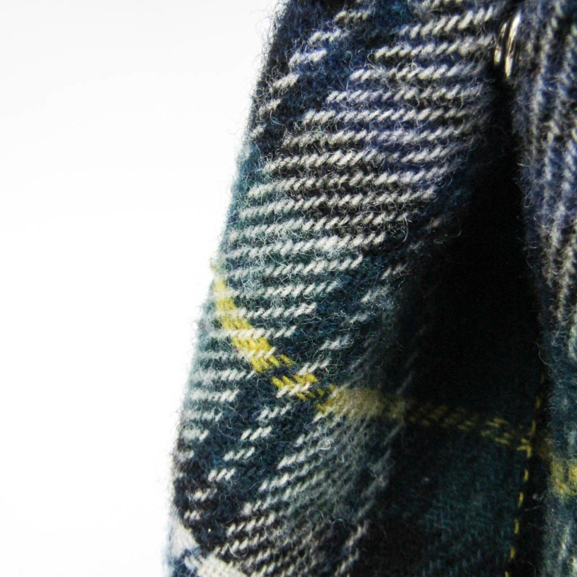 Balenciaga Navy Cabas Multicolour Wool Handbag (Pre-Owned) Size ONE SIZE - 10 Thumbnail