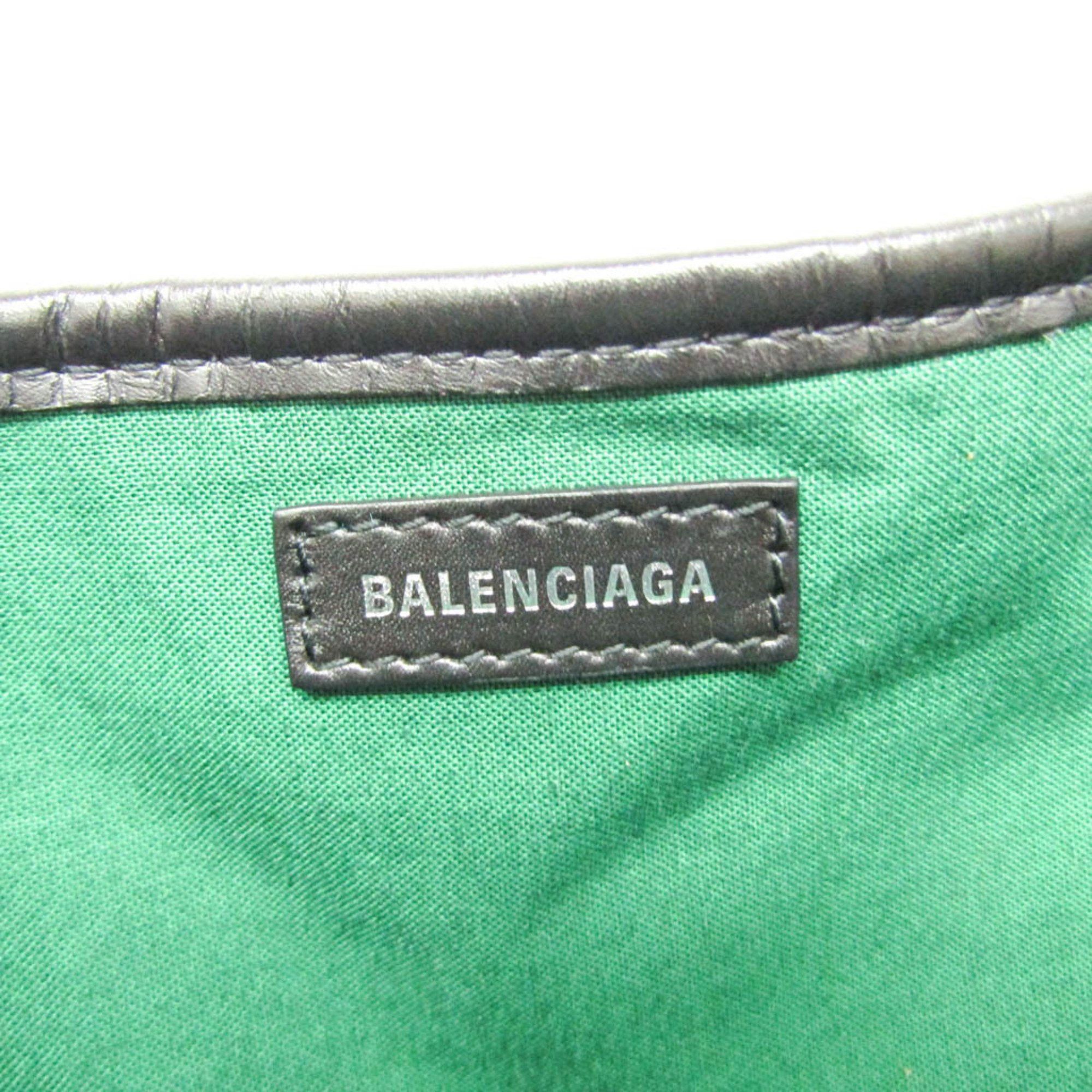 Balenciaga Navy Cabas Multicolour Wool Handbag (Pre-Owned) Size ONE SIZE - 8 Thumbnail