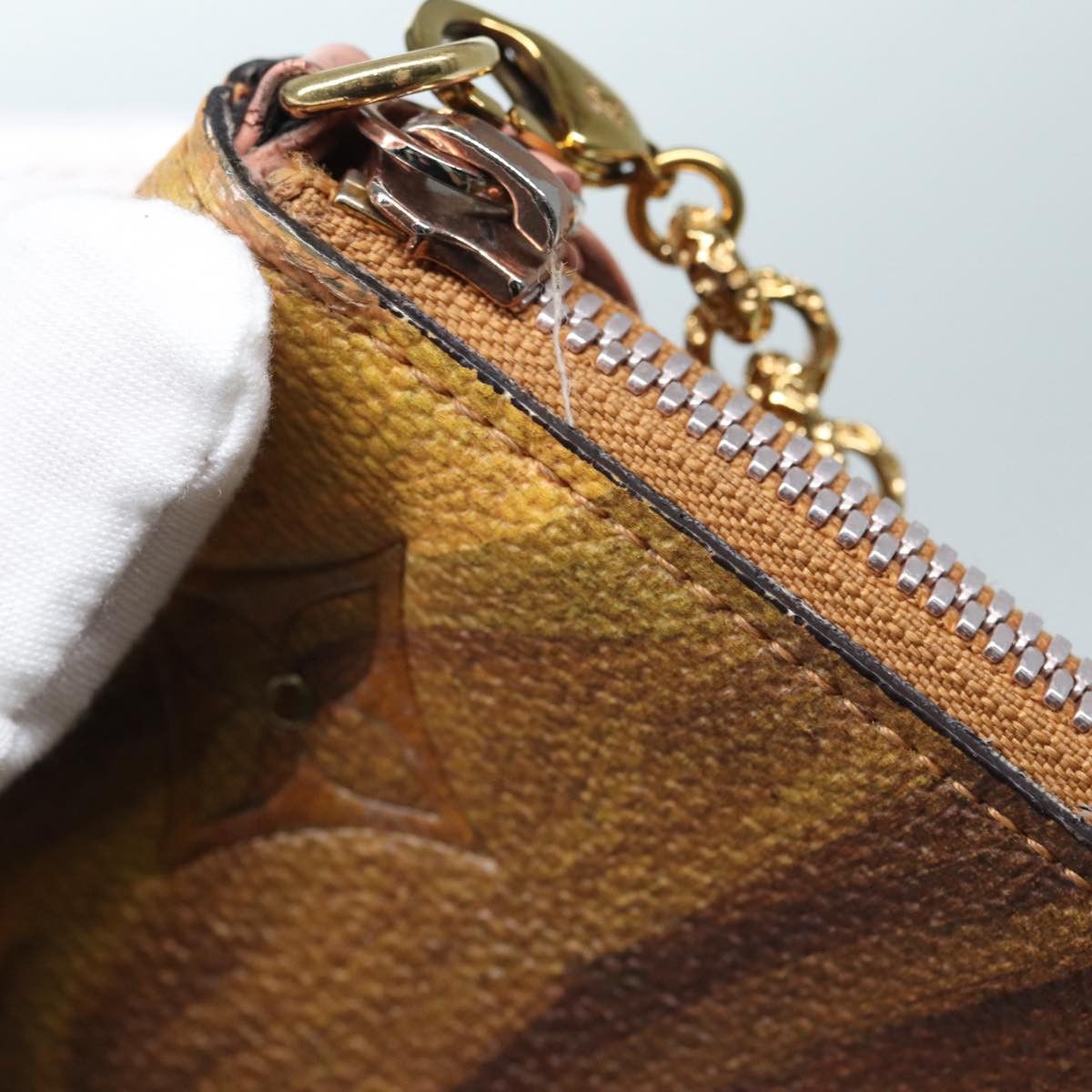 Louis Vuitton Pochette Plat Beige Leather Shoulder Bag (Pre-Owned) Size ONE SIZE - 6 Thumbnail