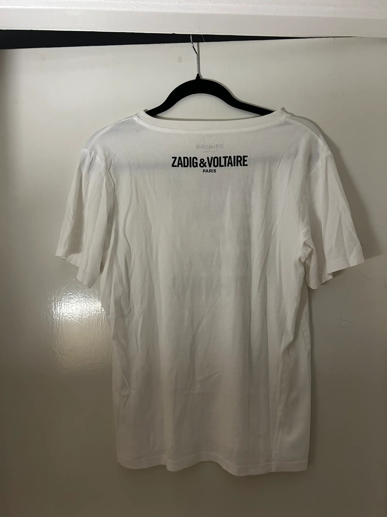 Zadig & Voltaire Zadig & Voltaire Bella Short Sleeve T-shirt Size L / US 10 / IT 46 - 2 Thumbnail