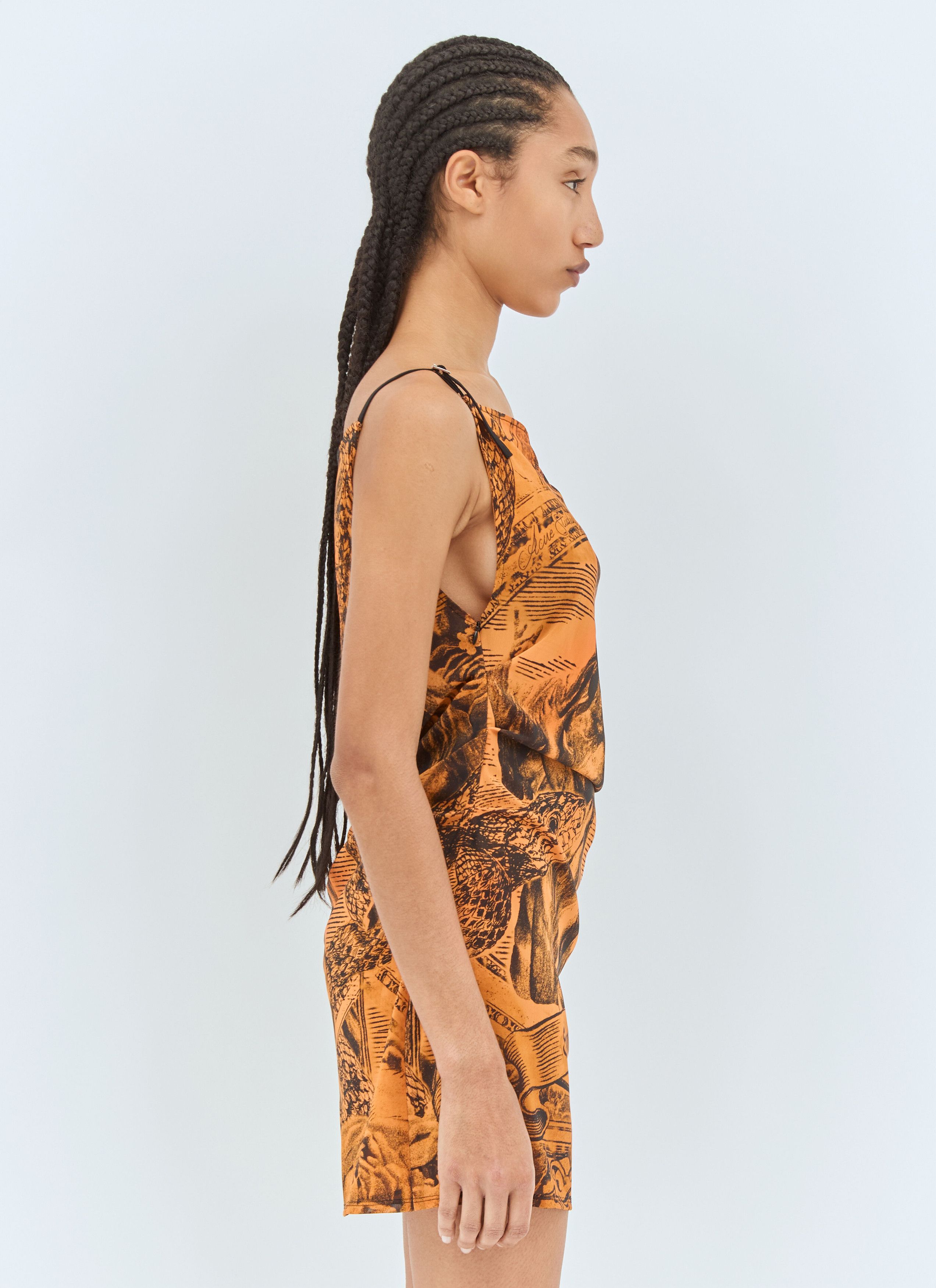 Acne Studios Printed Mini Dress Size XS / US 0-2 / IT 36-38 - 4 Thumbnail