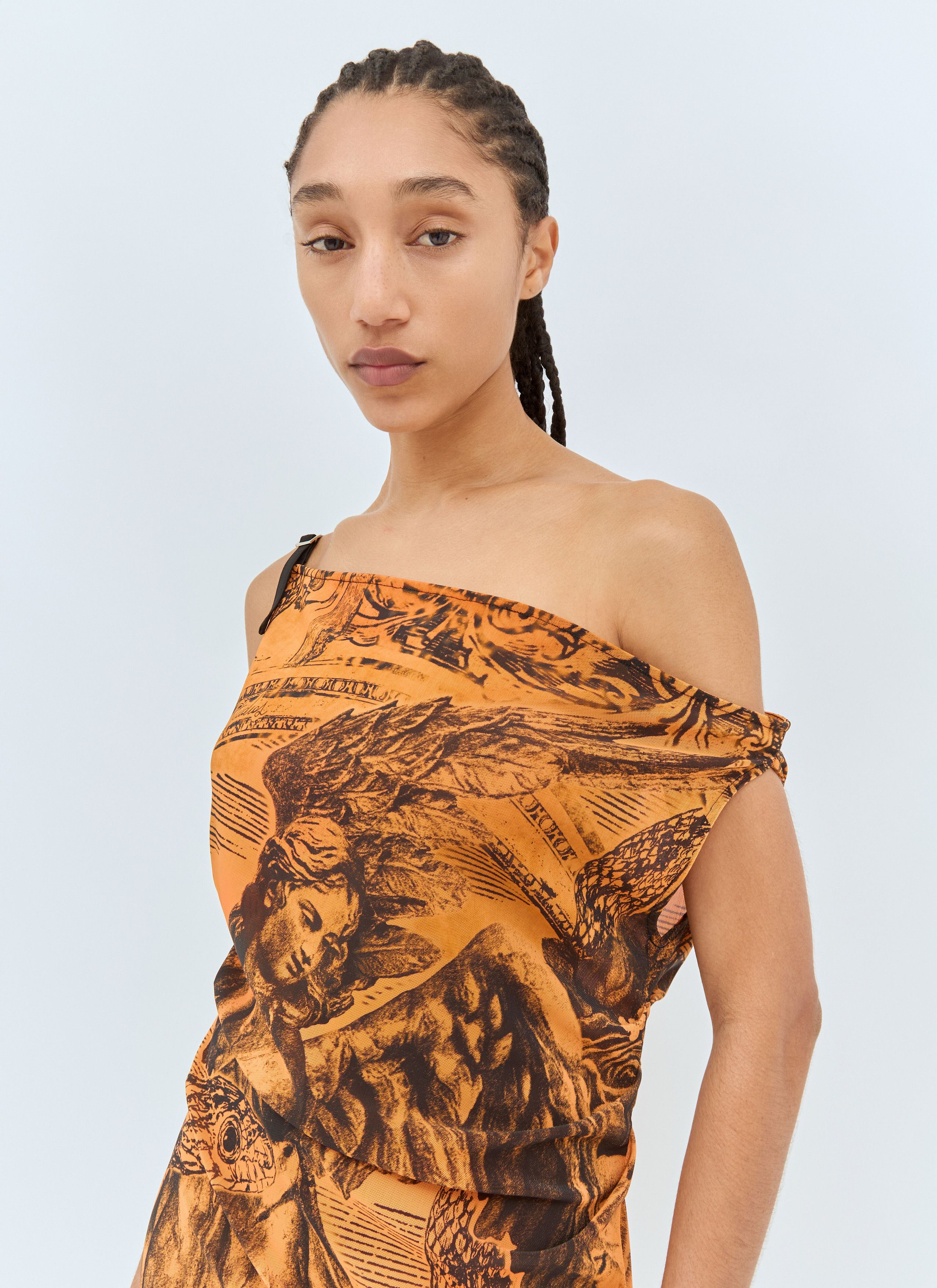Acne Studios Printed Mini Dress Size XS / US 0-2 / IT 36-38 - 3 Thumbnail