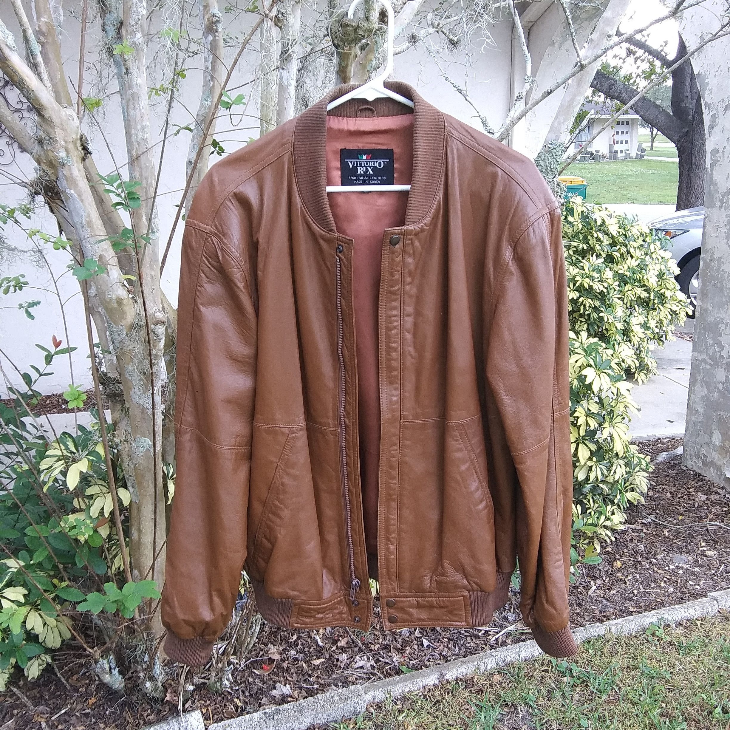 Vintage italian Leather on sale Jacket