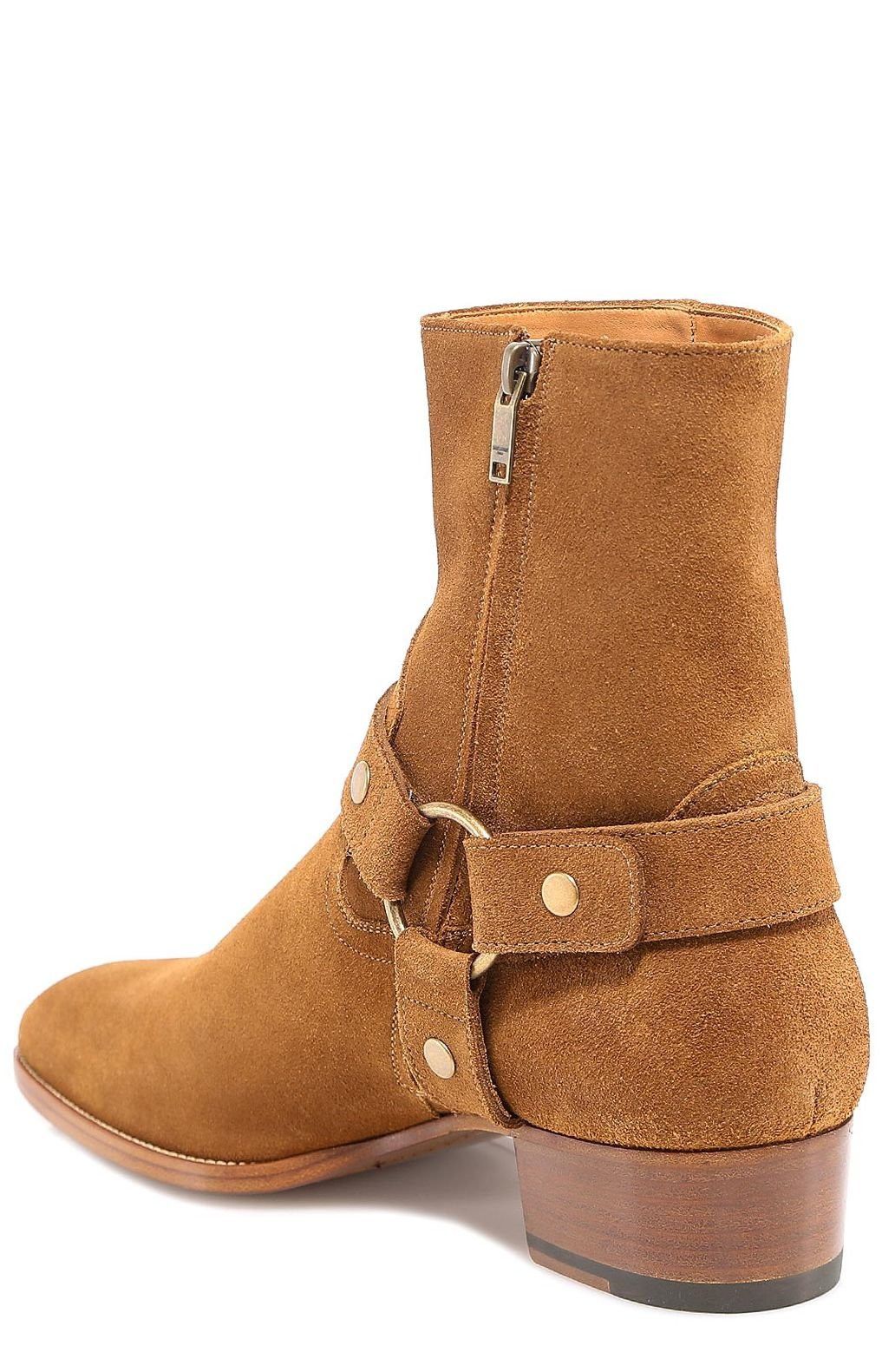 Saint Laurent Paris Saint Laurent Wyatt Harness Boots in Suede Size US 13 / EU 46 - 3 Thumbnail