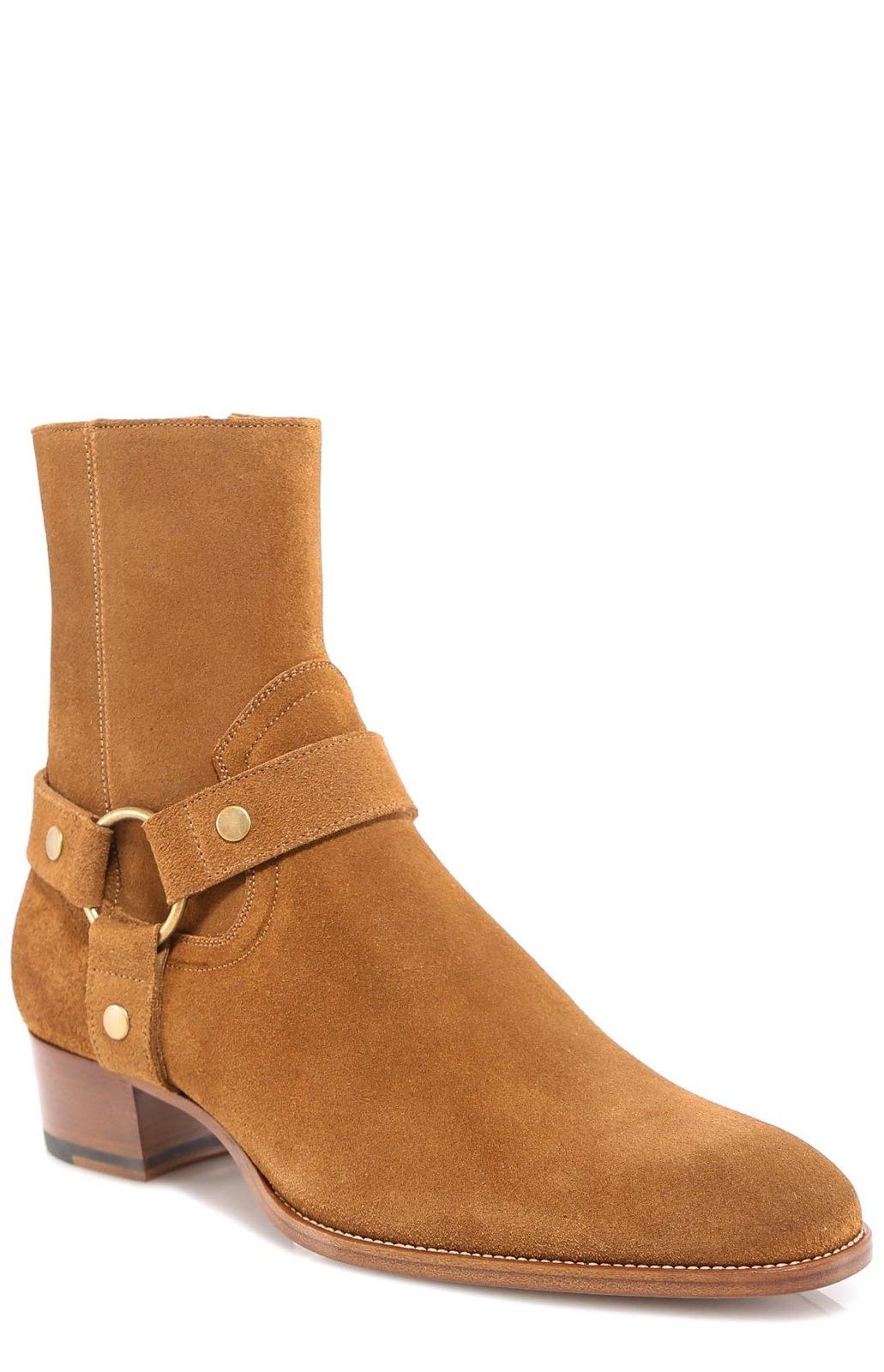 Saint Laurent Paris Saint Laurent Wyatt Harness Boots in Suede Size US 13 / EU 46 - 2 Thumbnail