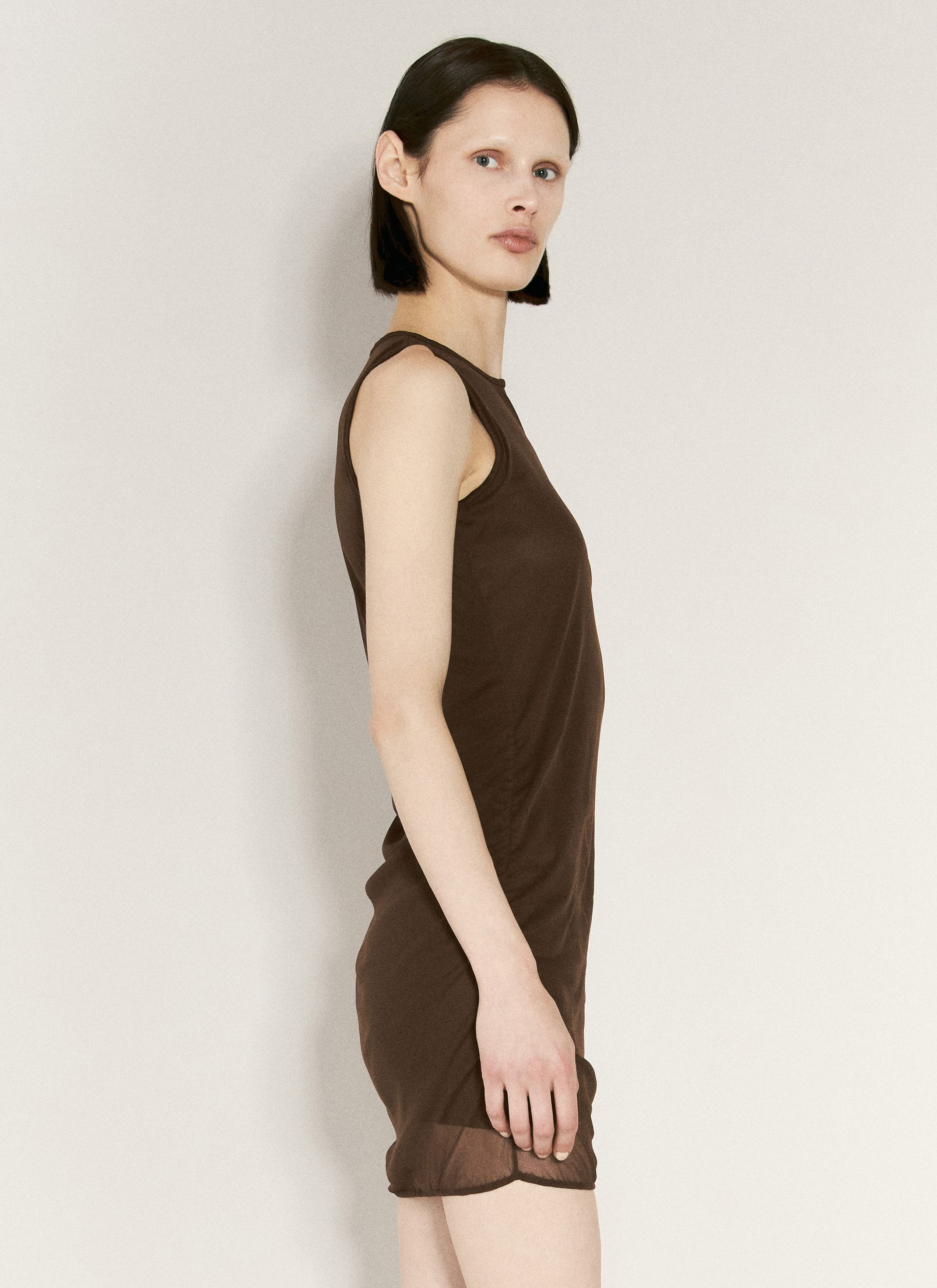 Saint Laurent Paris Tulle Tank Mini Dress Size XS / US 0-2 / IT 36-38 - 4 Thumbnail