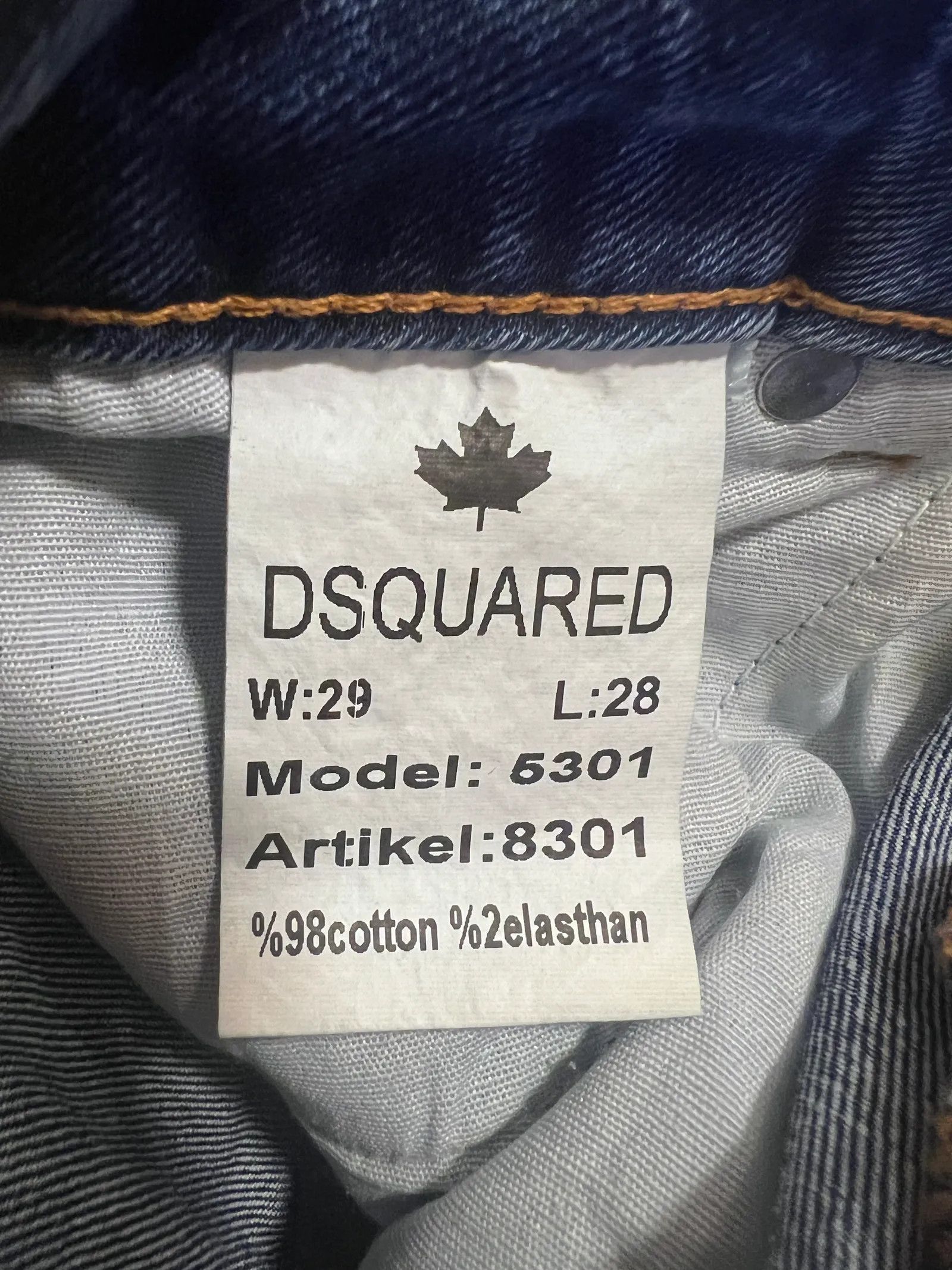Dsquared2 Dsquared2 5301 Jeans Size US 29 - 3 Thumbnail