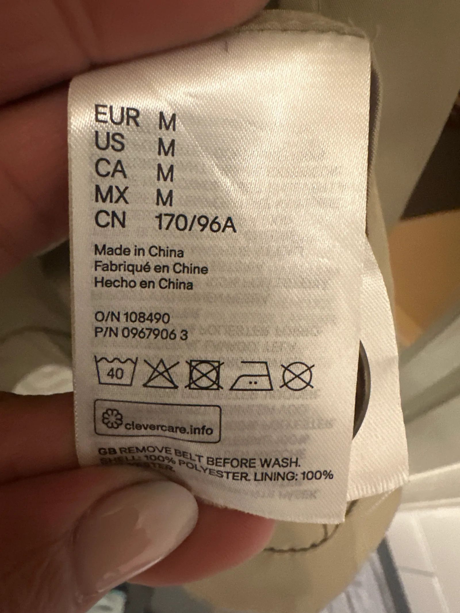 H&M Hm Trenchcoat Size M / US 6-8 / IT 42-44 - 2 Thumbnail