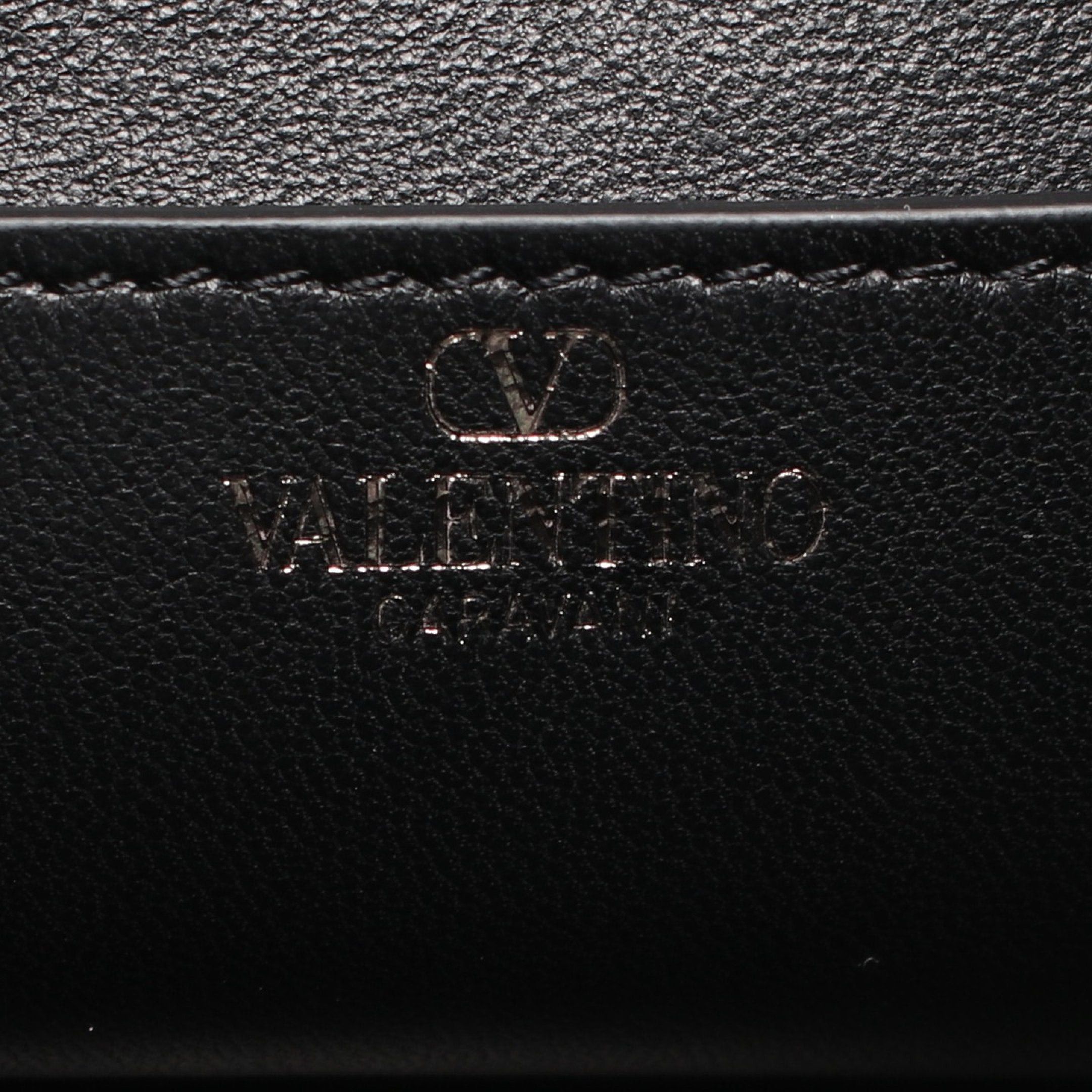Valentino Valentino Logo Mini Satchel Handbag Leather Black Size ONE SIZE - 4 Thumbnail