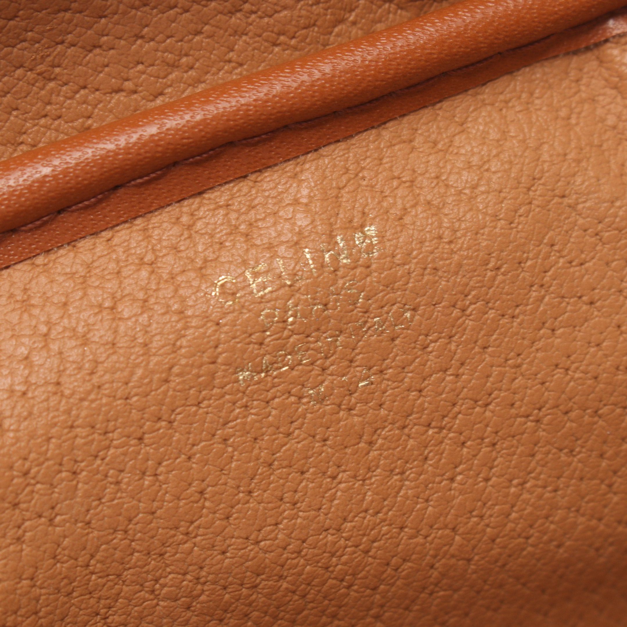 Celine Celine Macadam Vanity Bag Leather Dark Brown Light Size ONE SIZE - 4 Thumbnail