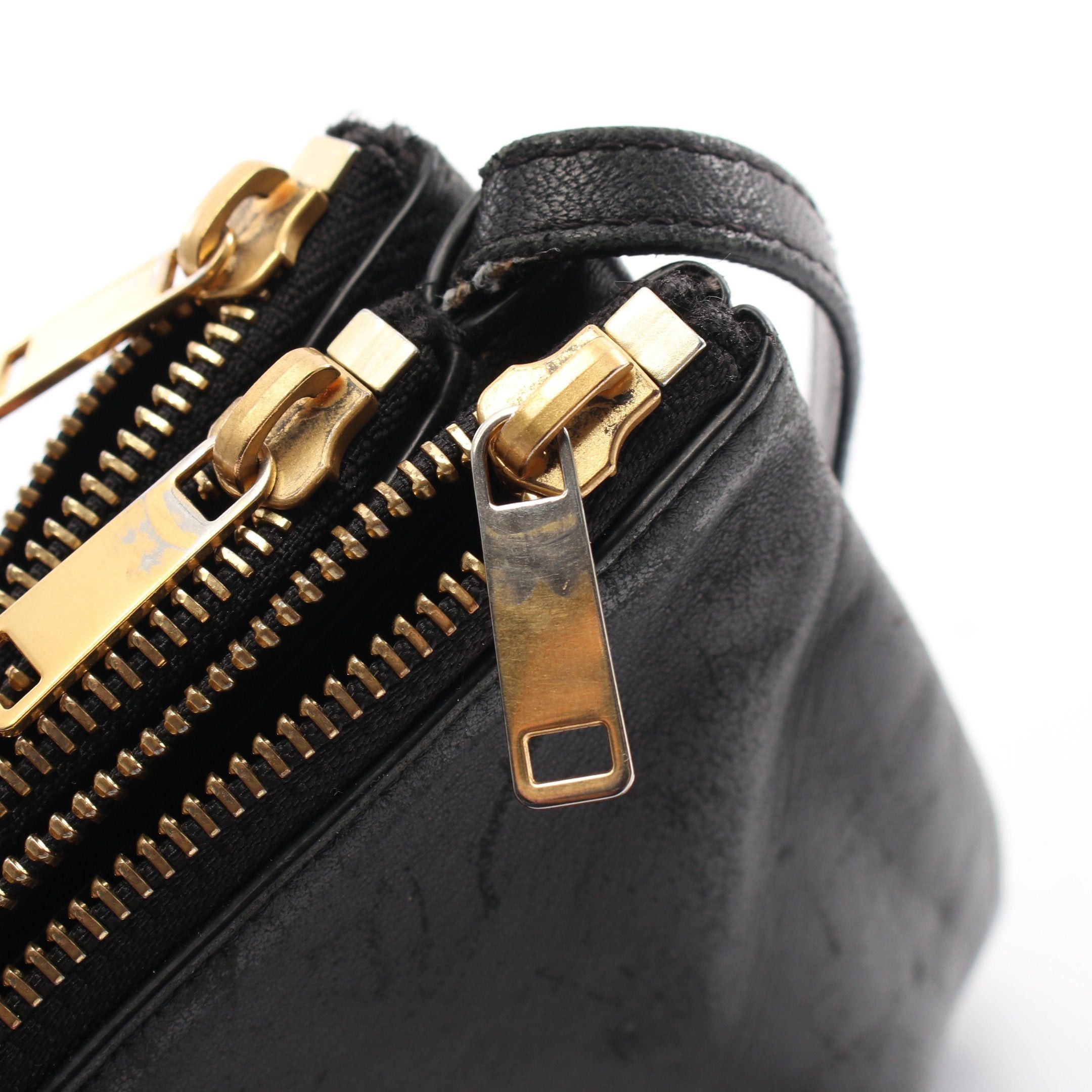 Celine Celine Trio Large Shoulder Bag Leather Black Size ONE SIZE - 7 Thumbnail
