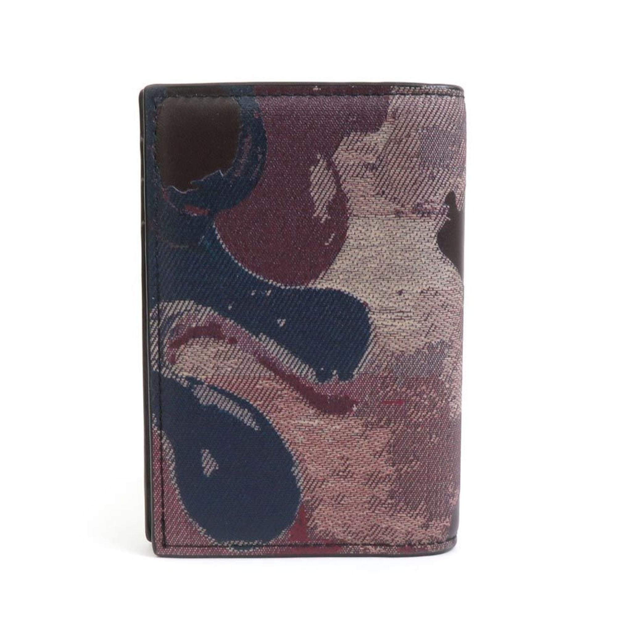 Dior Christian Dior Business Card Holder/Card Case Peter Doig Collaboration Leather Multicolor Men's h30627j Size ONE SIZE - 2 Thumbnail