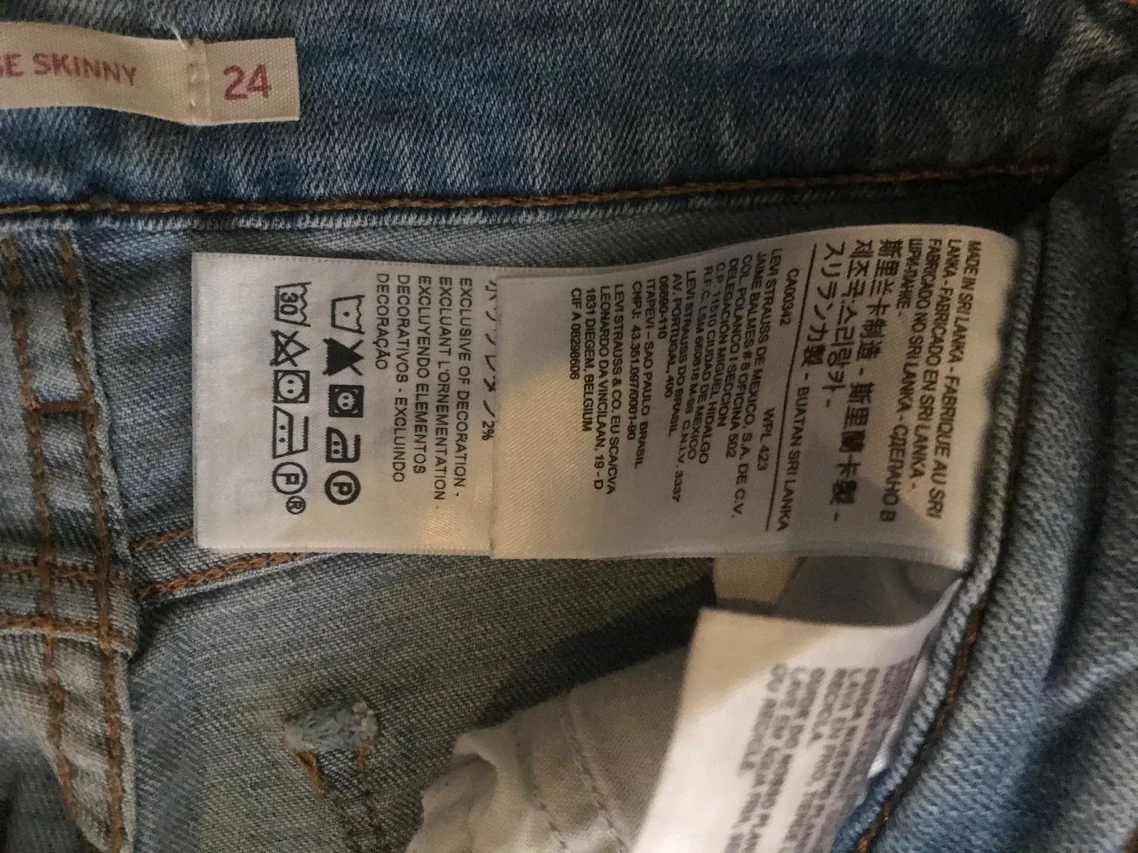 Levi's Levi's 721 high rise skinny Jeans Size 24" / US 00 / IT 34 - 3 Thumbnail