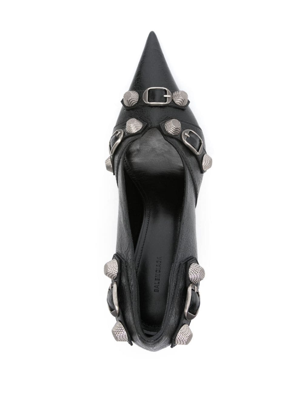 Balenciaga Balenciaga Cagole 90mm Cracked Pumps Size US 10 / IT 40 - 3 Thumbnail