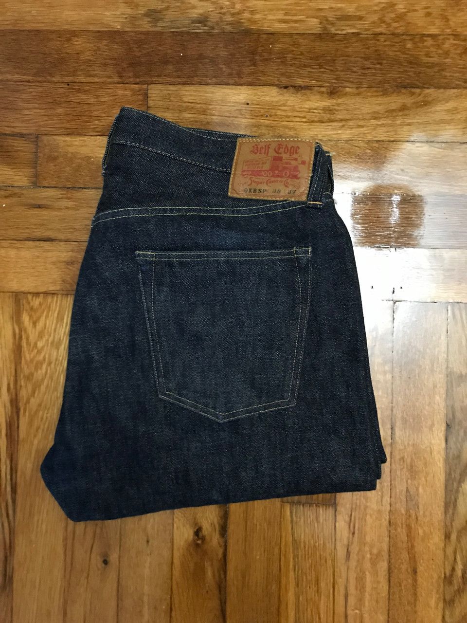 SUGAR CANE FOR SELF EDGE - 16.5OZ OKINAWA DENIM JEAN - OKBSP - SLIM TAPERED