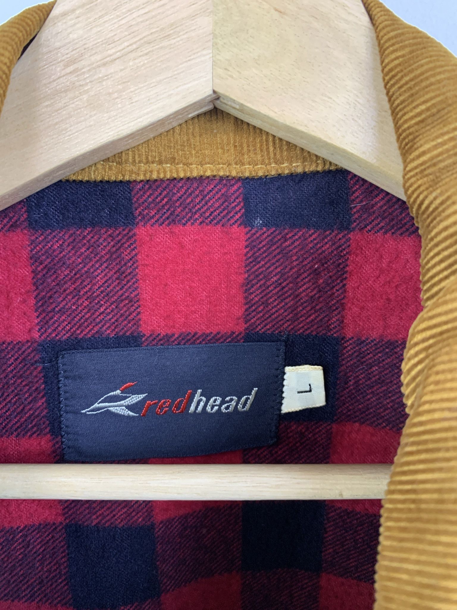 Vintage Vintage Flannel 1990s Red Head Tan Canvas Flannel Lined Jacket Size L Size US L / EU 52-54 / 3 - 2 Thumbnail