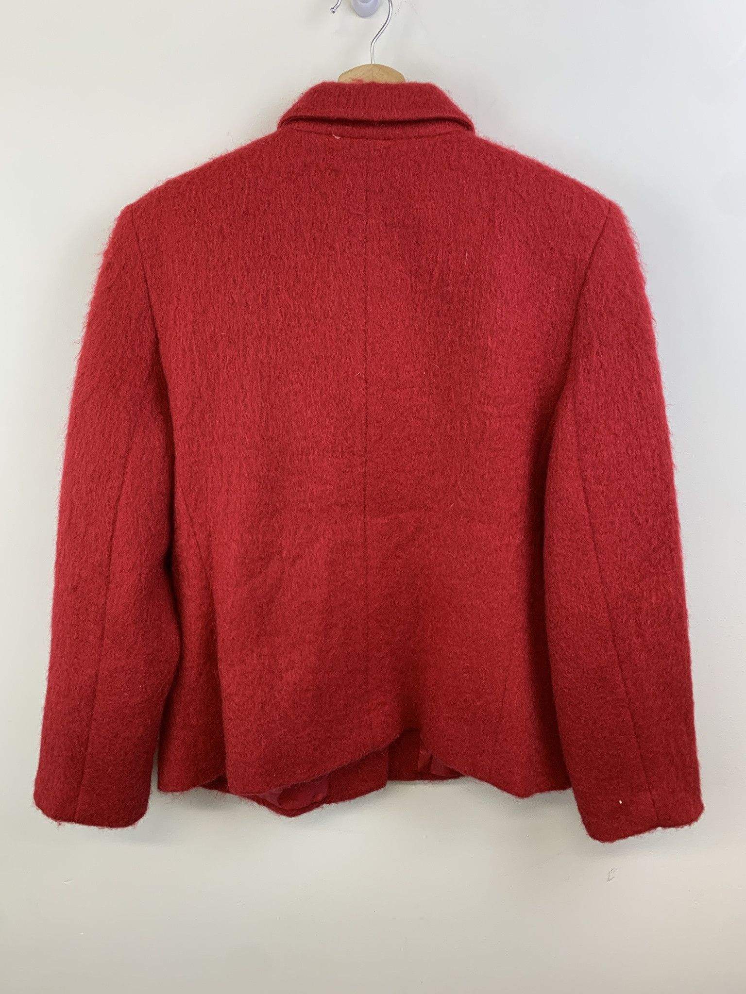 Vintage Vintage 1990s Red Mohair Wool Jacket Size S Size US S / EU 44-46 / 1 - 3 Thumbnail