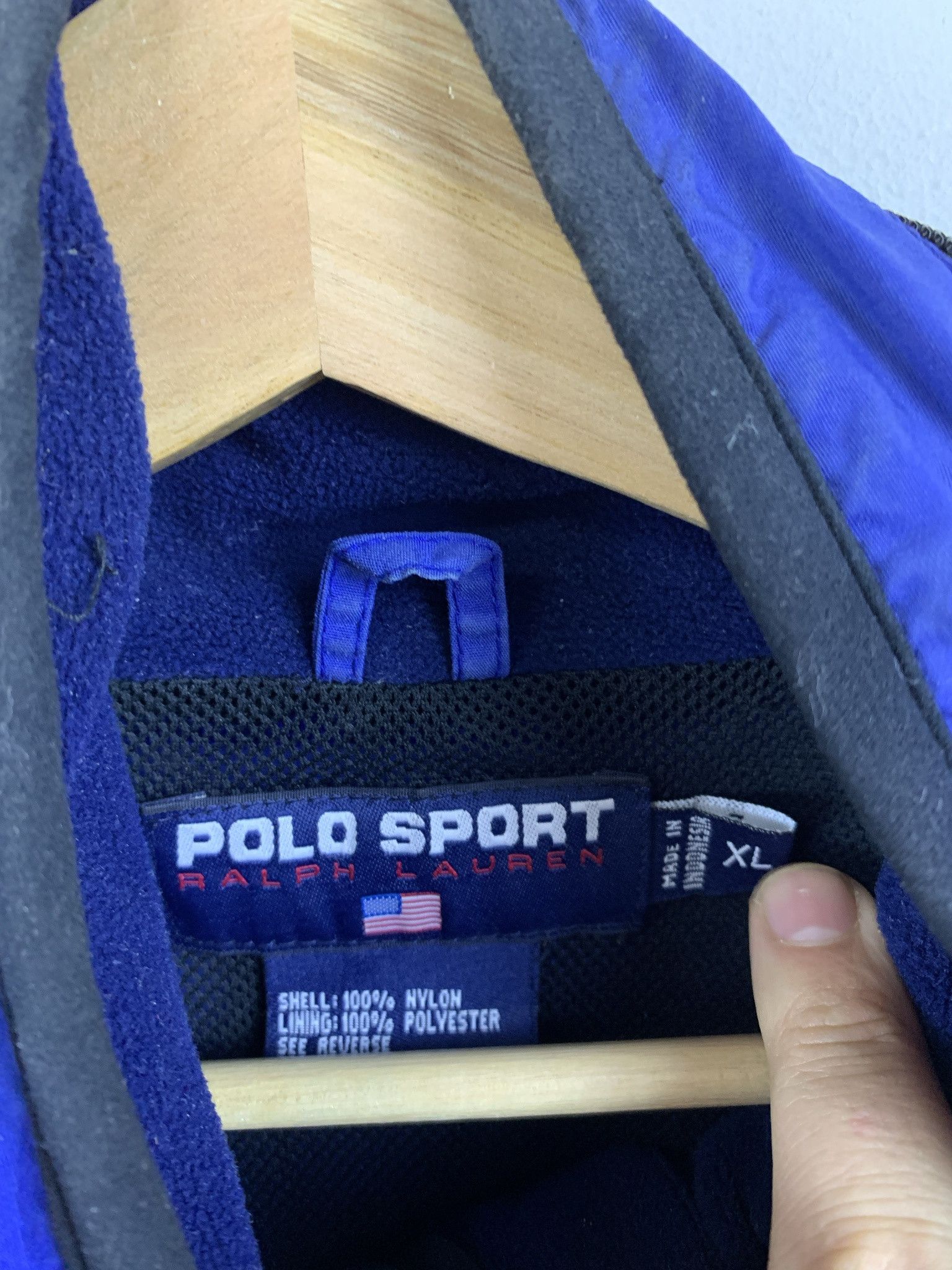 Polo Ralph Lauren × Vintage Vintage 1990s Polo Sport Anorak Windbreaker Size XL Size US XL / EU 56 / 4 - 3 Thumbnail