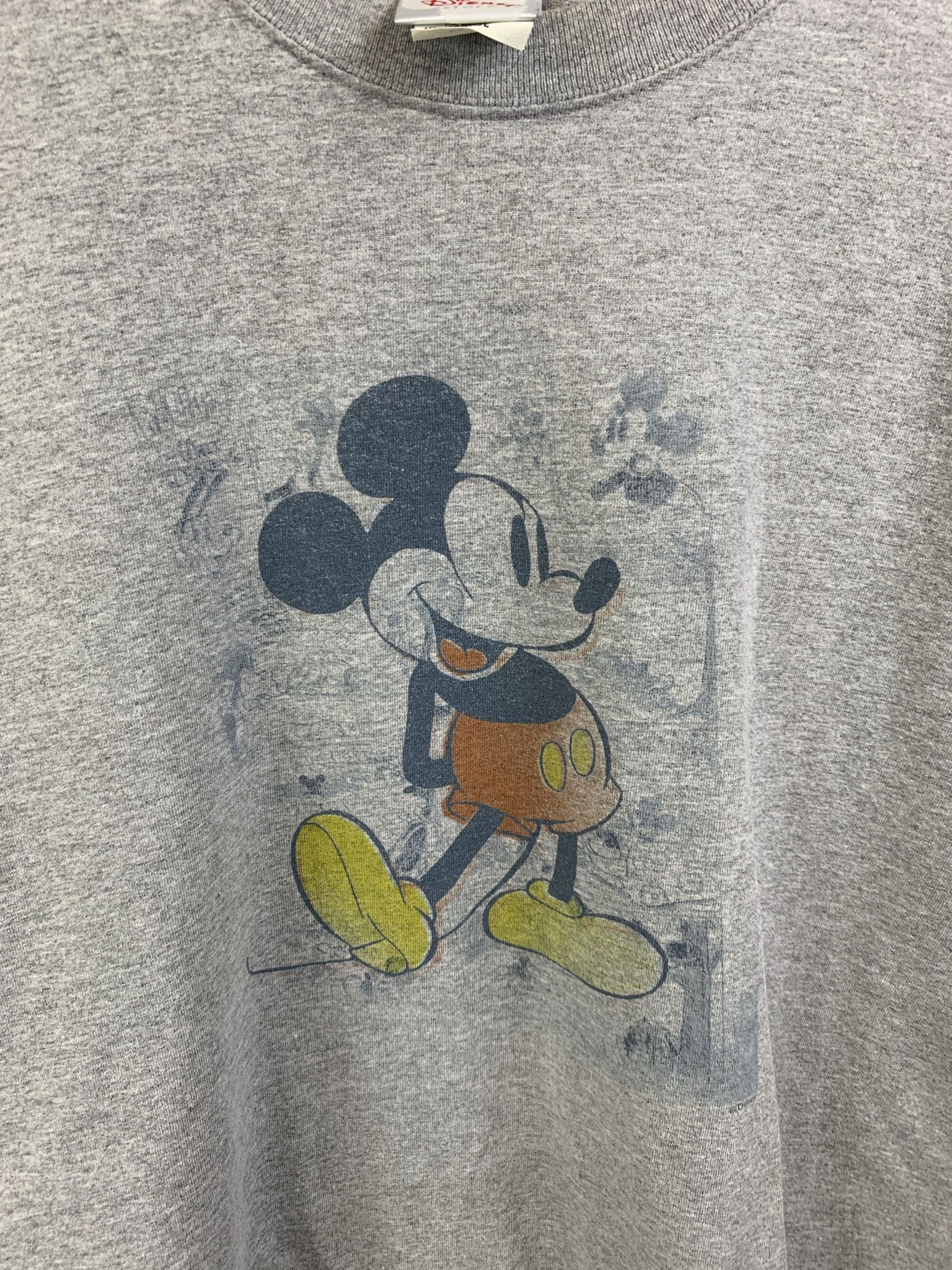Disney Vintage Disney Tee Mickey Mouse Animation Sketch Tee Size L Size US L / EU 52-54 / 3 - 3 Thumbnail