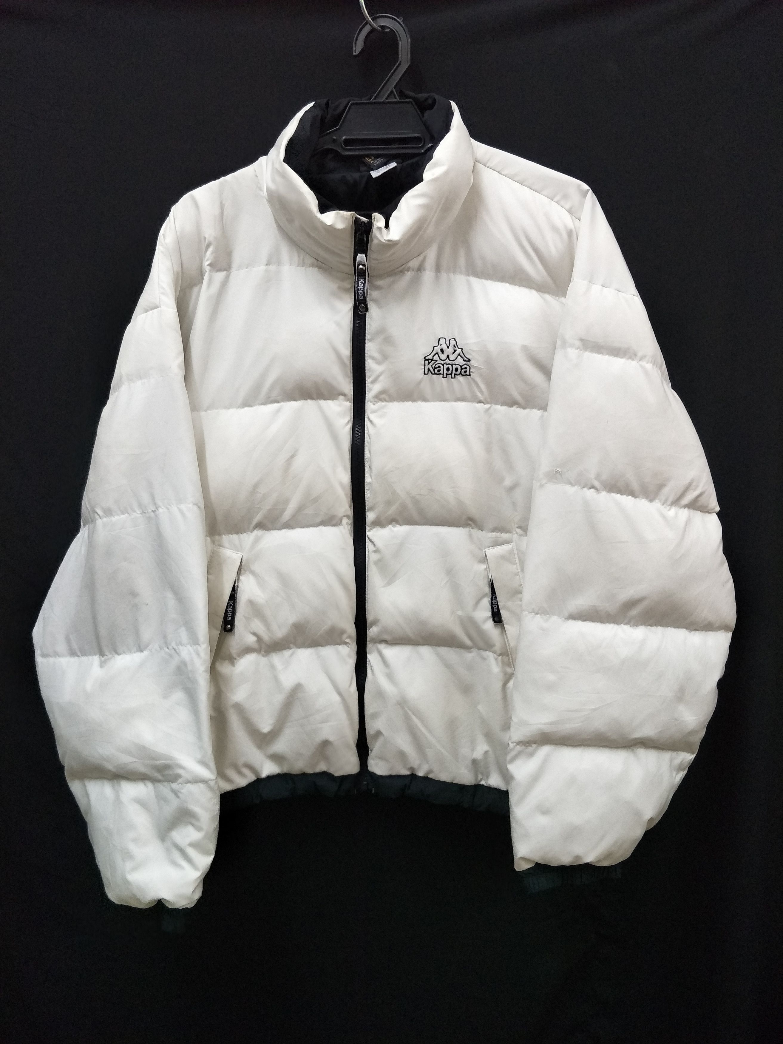 Kappa white shop puffer jacket