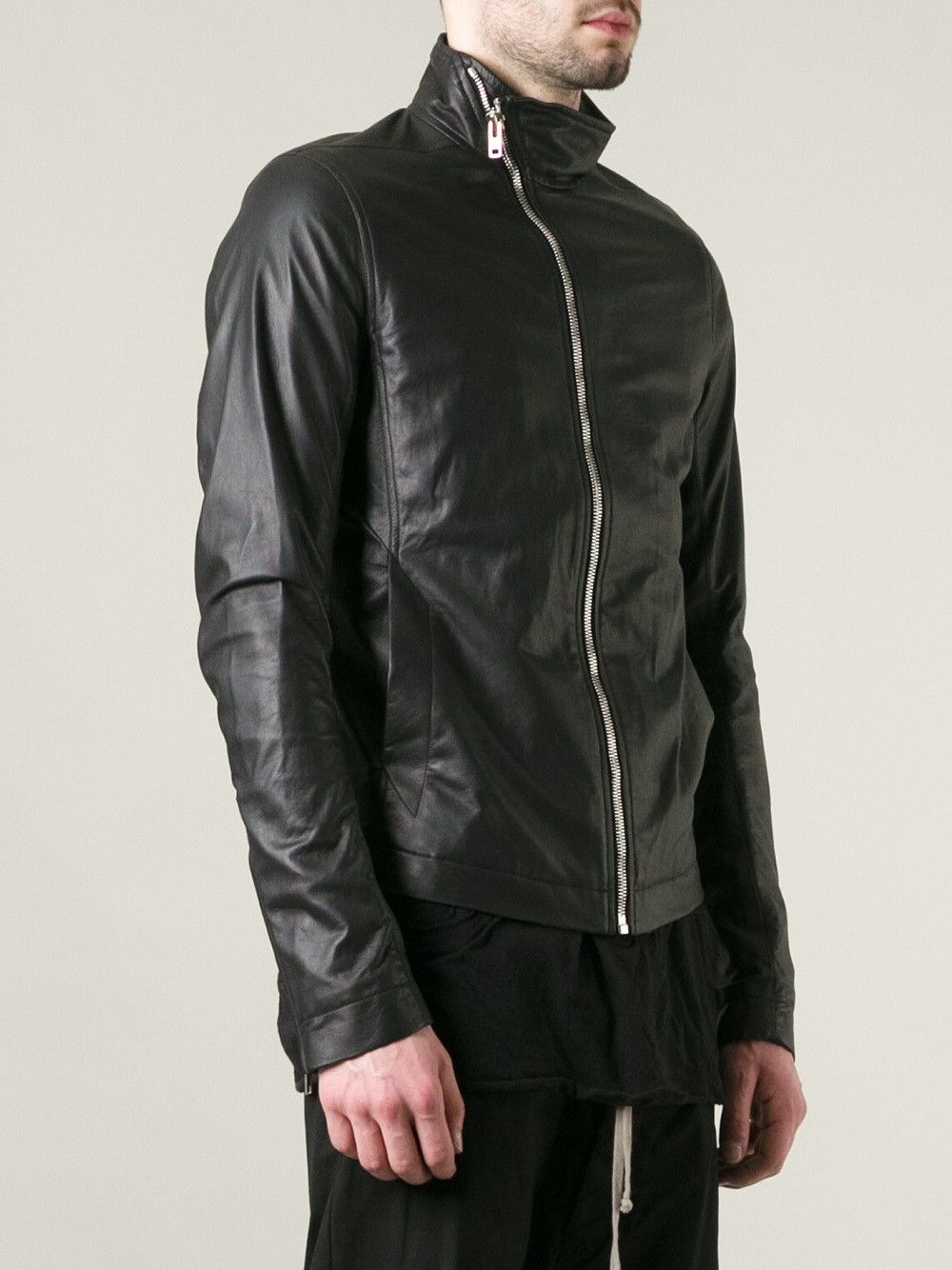 Rick owens molino leather jacket SIZE48