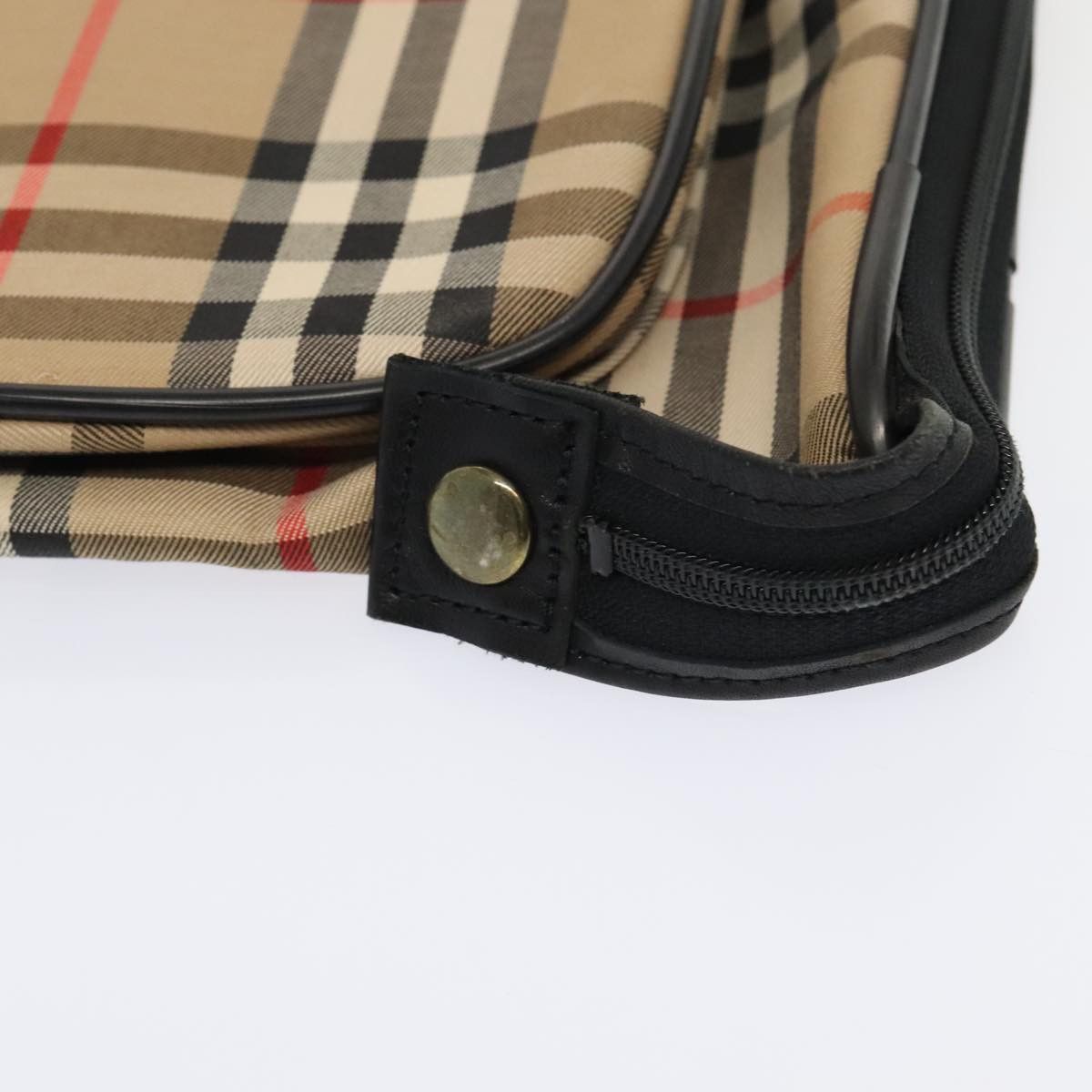 Burberry Nova Check Beige Canvas Handbag (Pre-Owned) Size ONE SIZE - 13 Thumbnail