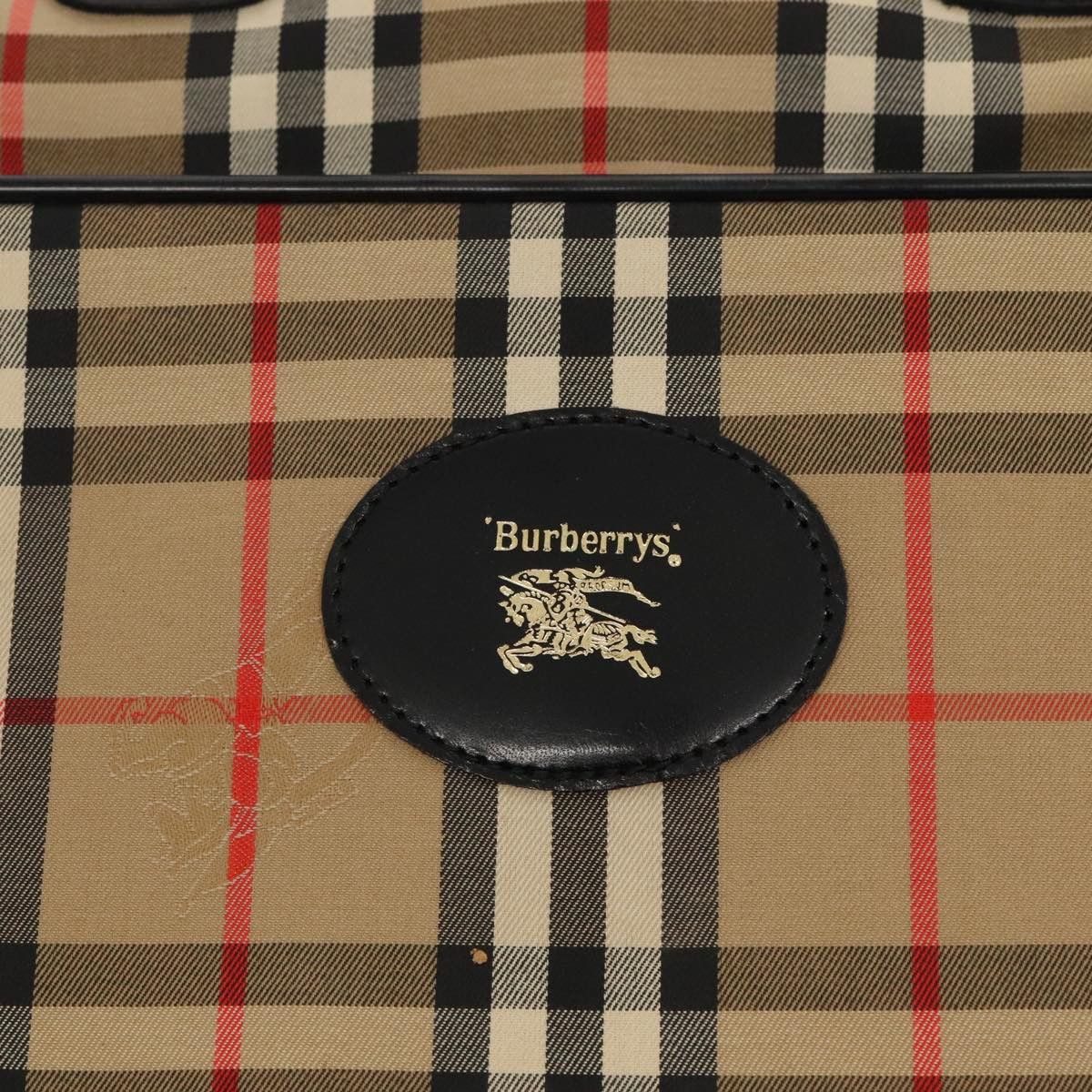Burberry Nova Check Beige Canvas Handbag (Pre-Owned) Size ONE SIZE - 17 Thumbnail