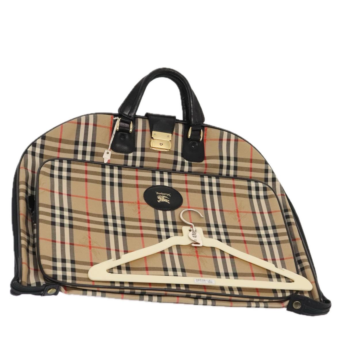 Burberry Nova Check Beige Canvas Handbag (Pre-Owned) Size ONE SIZE - 19 Thumbnail