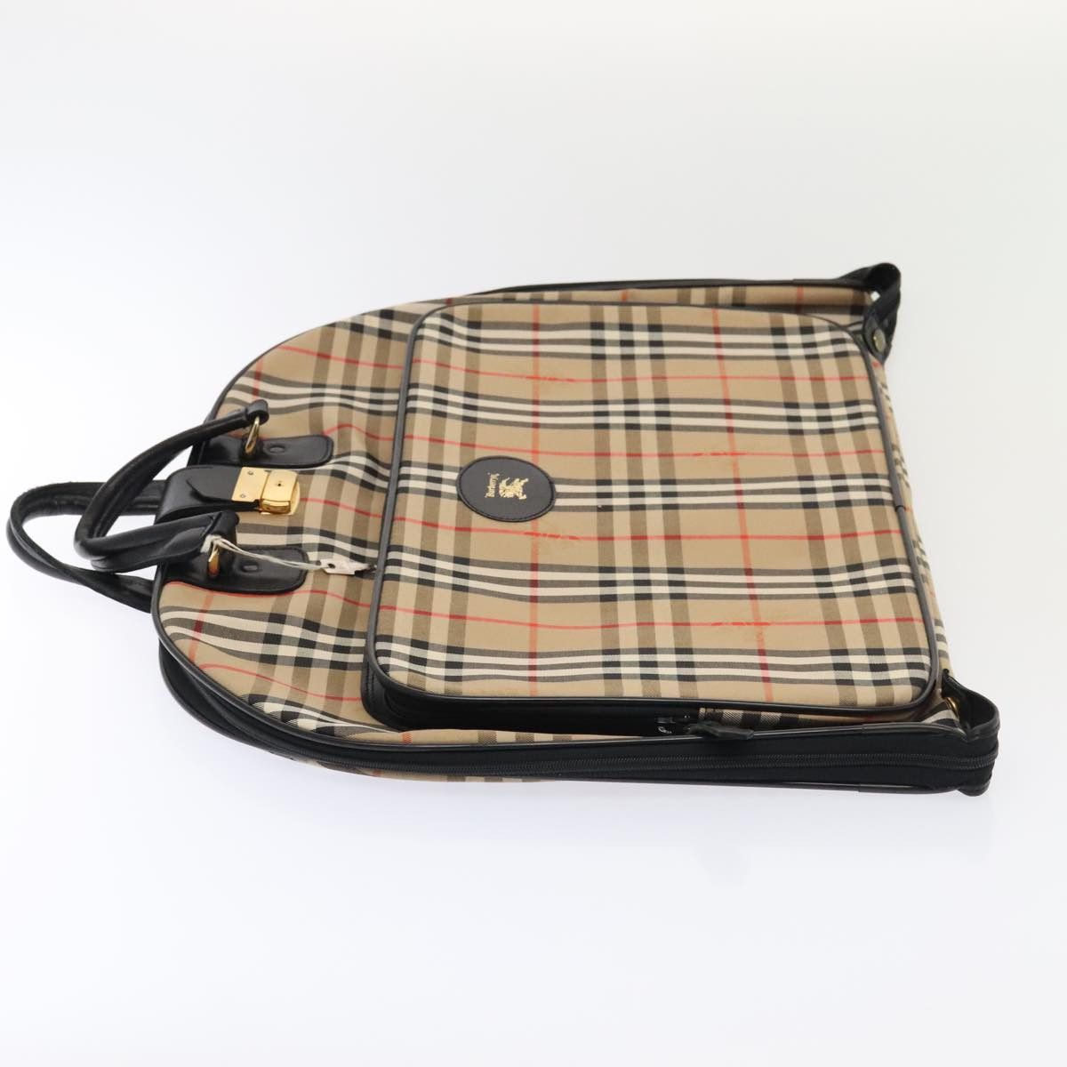 Burberry Nova Check Beige Canvas Handbag (Pre-Owned) Size ONE SIZE - 3 Thumbnail