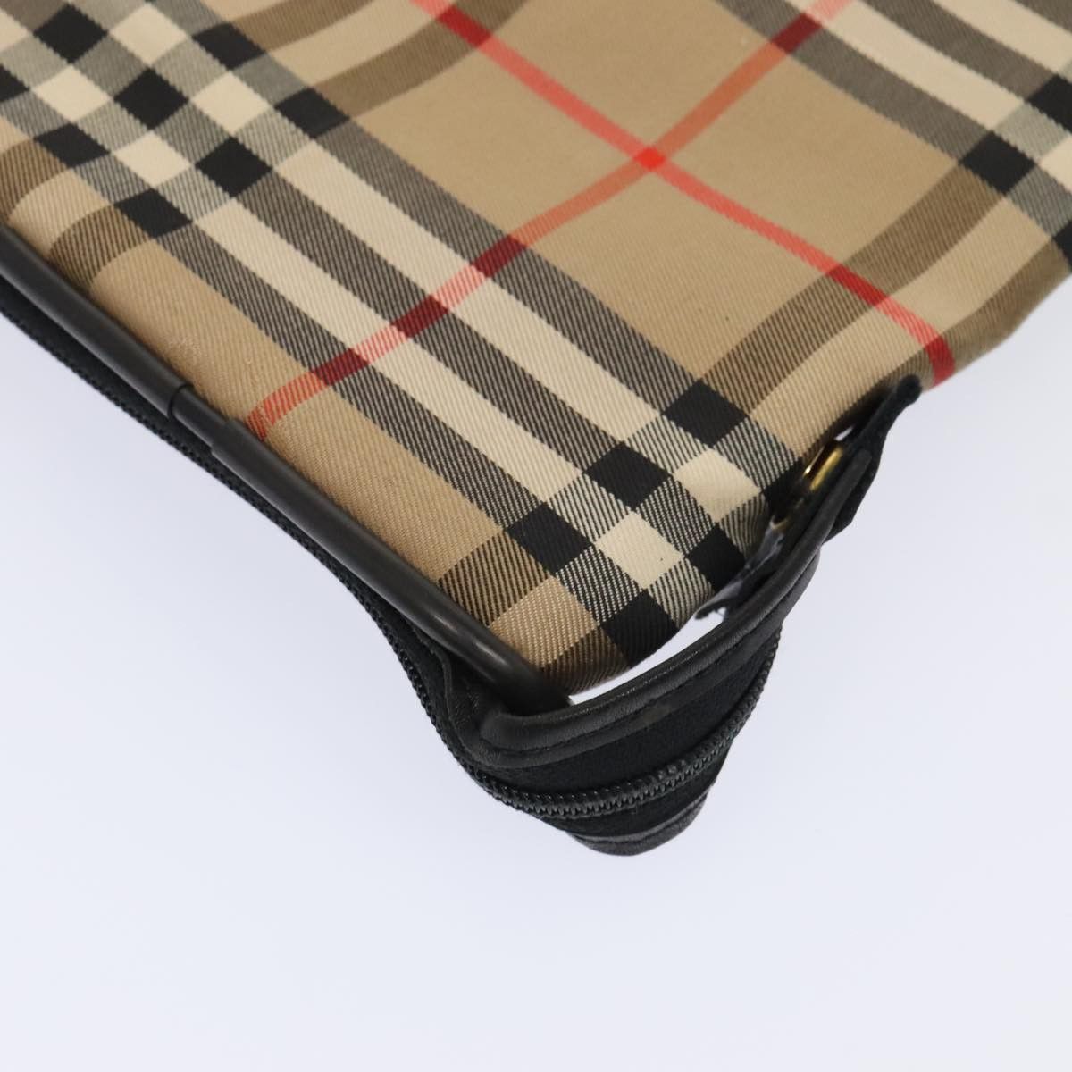 Burberry Nova Check Beige Canvas Handbag (Pre-Owned) Size ONE SIZE - 11 Thumbnail