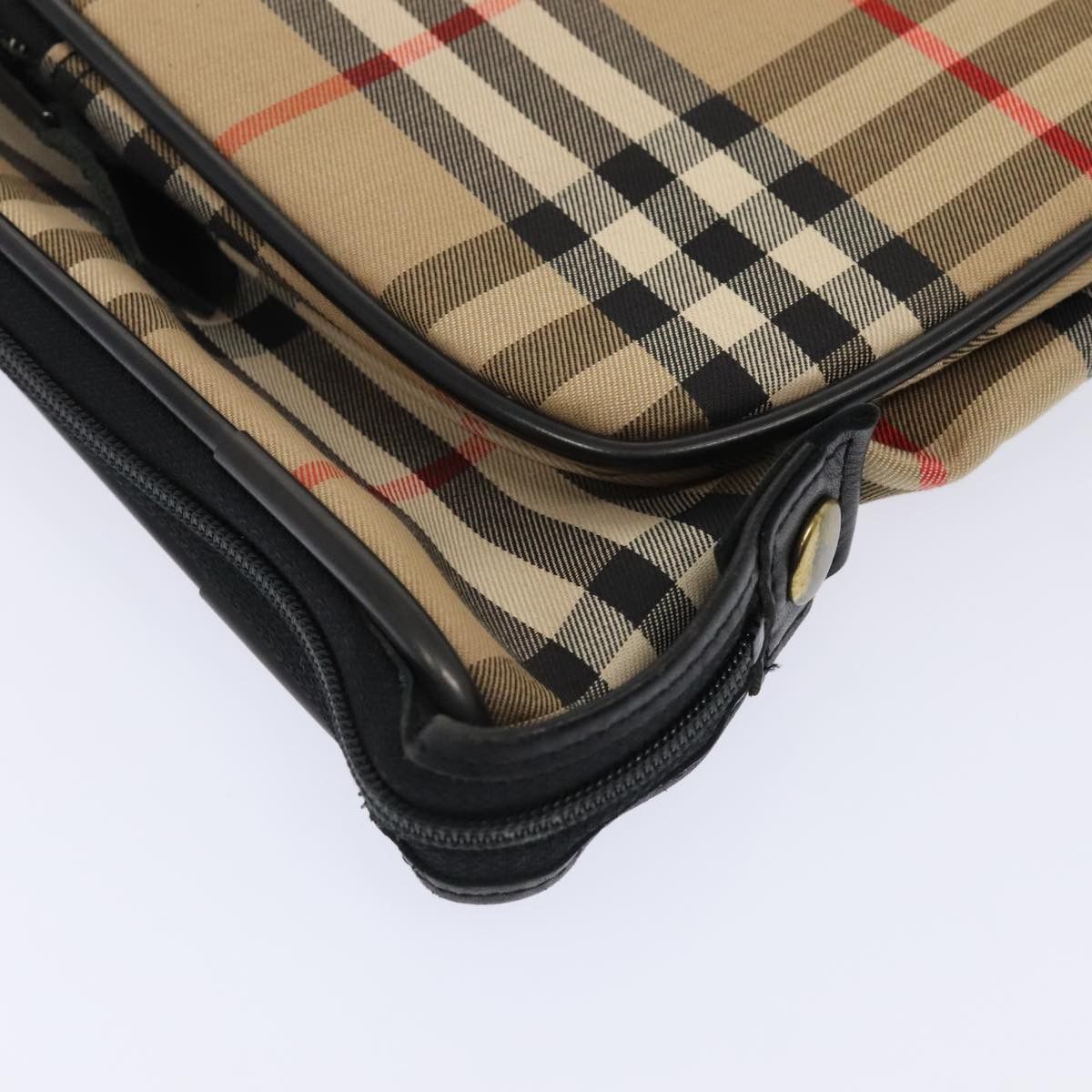 Burberry Nova Check Beige Canvas Handbag (Pre-Owned) Size ONE SIZE - 9 Thumbnail