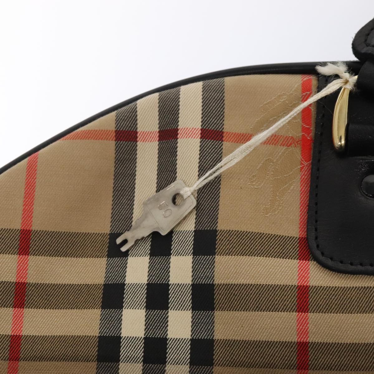 Burberry Nova Check Beige Canvas Handbag (Pre-Owned) Size ONE SIZE - 18 Thumbnail