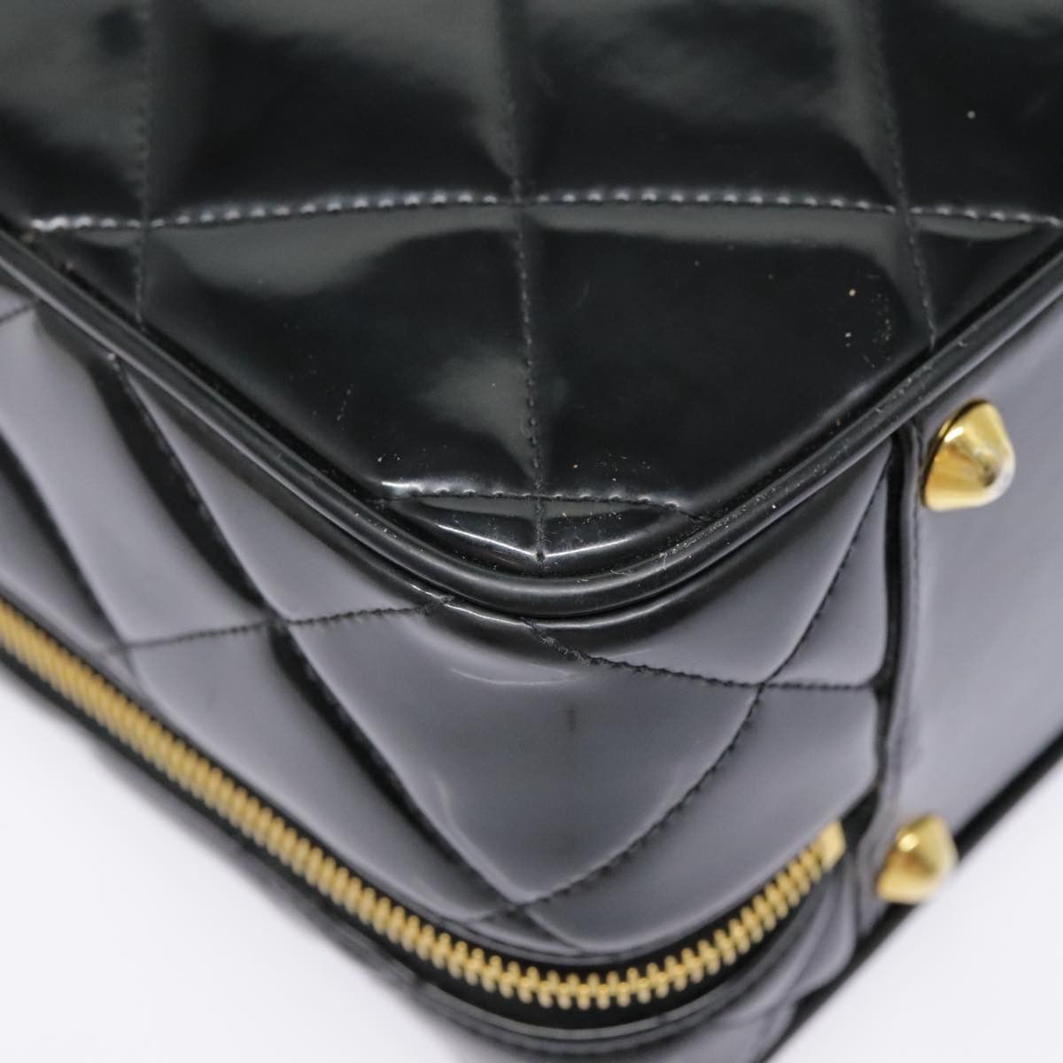 Chanel Black Patent Leather Handbag (Pre-Owned) Size ONE SIZE - 19 Thumbnail