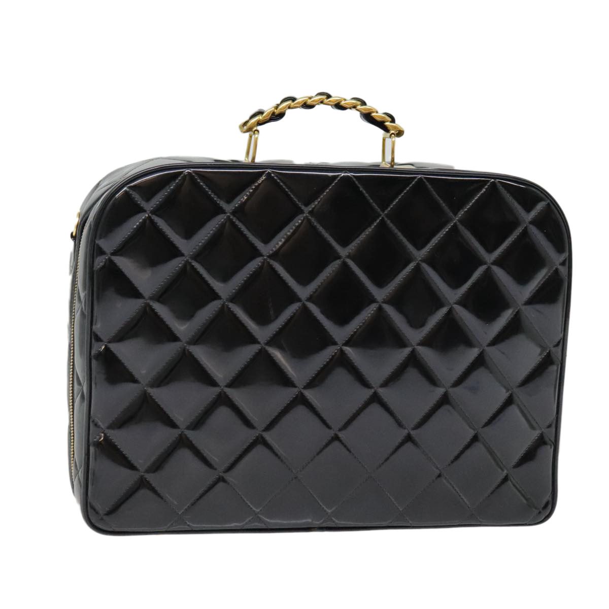 Chanel Black Patent Leather Handbag (Pre-Owned) Size ONE SIZE - 14 Thumbnail
