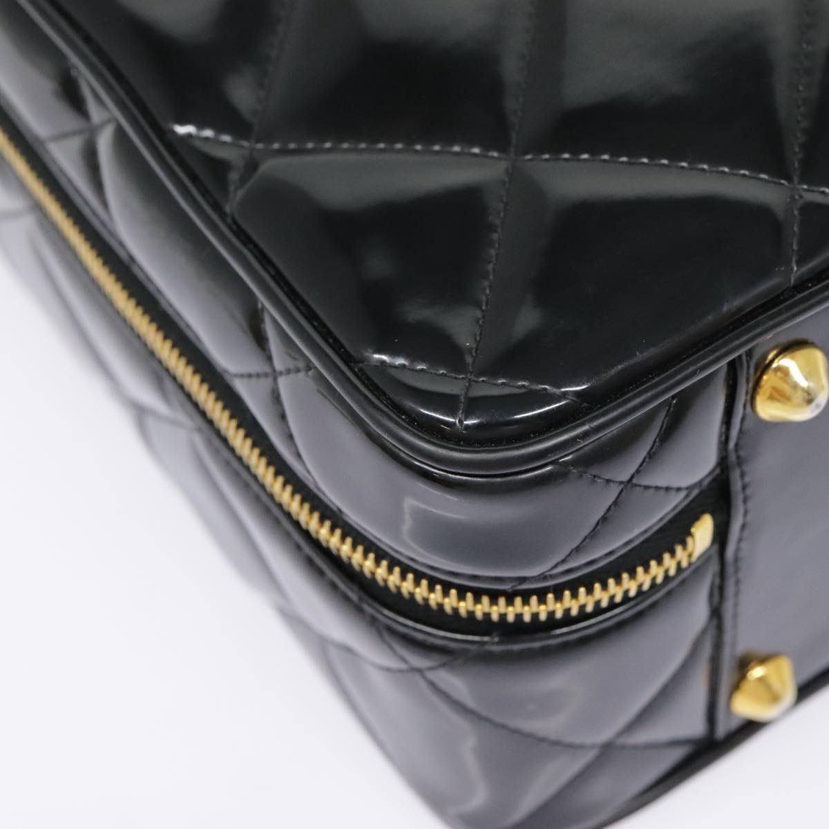 Chanel Black Patent Leather Handbag (Pre-Owned) Size ONE SIZE - 10 Thumbnail